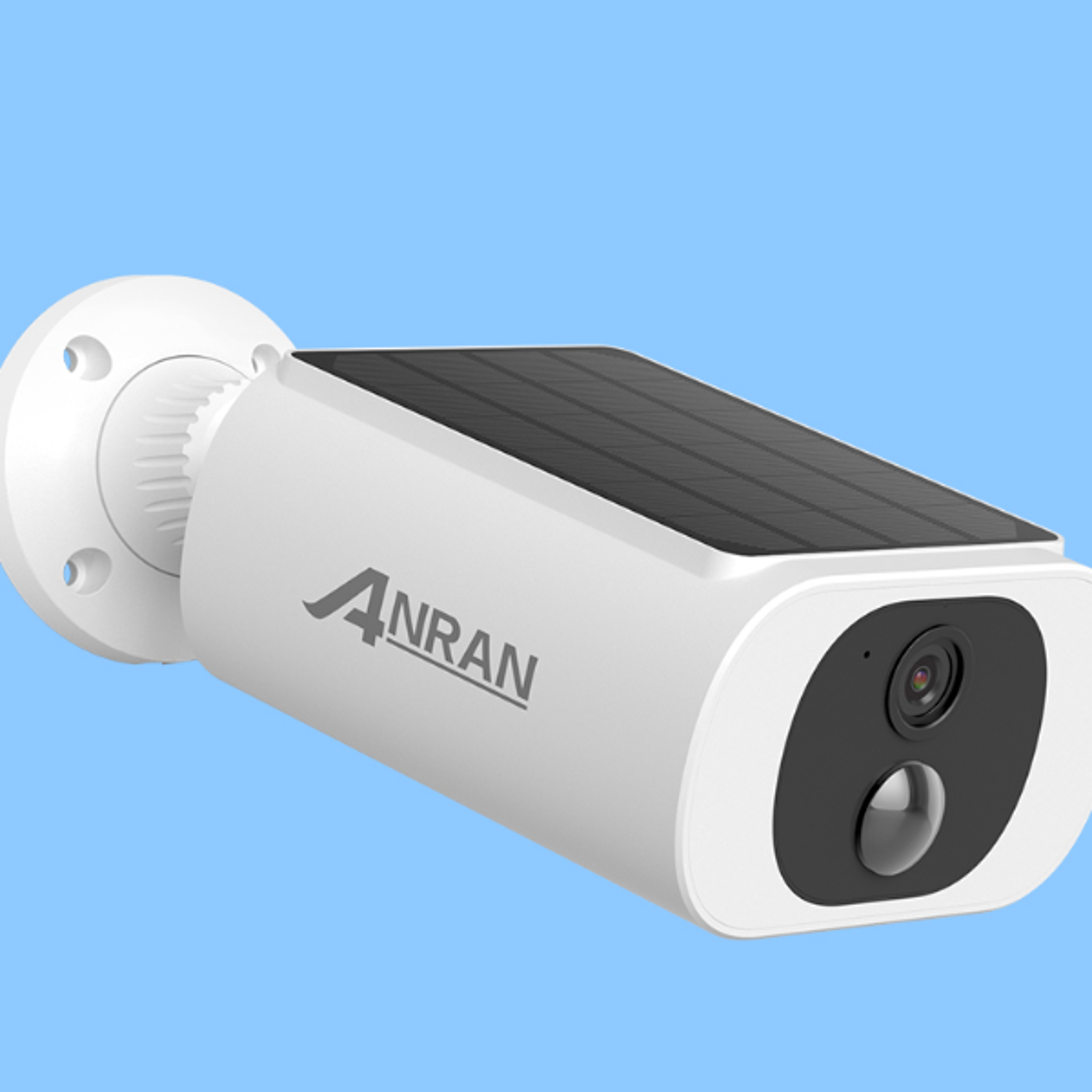 Wireless Solar Outdoor Security Camera with Night Vision  Humanoid Detection