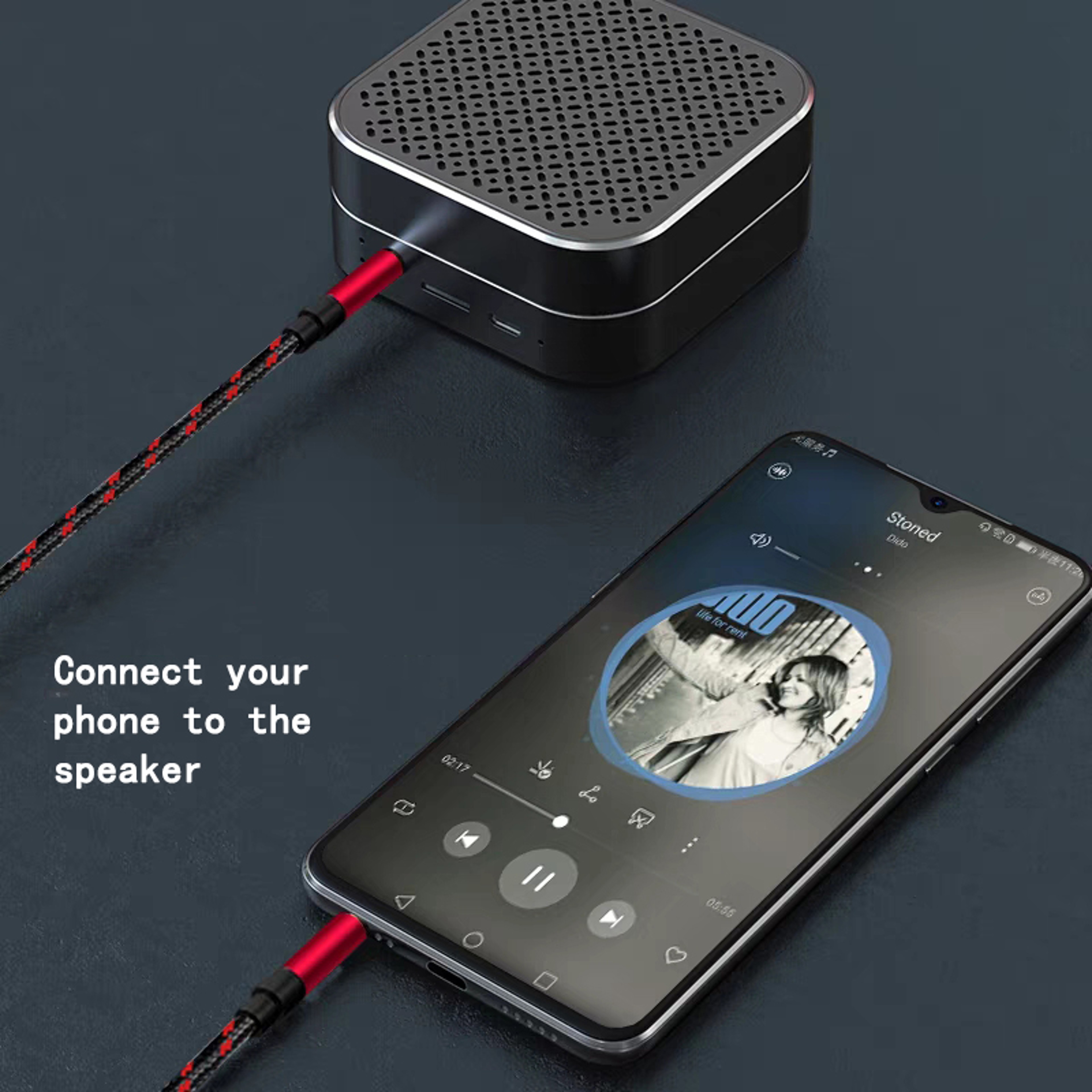 Audio Jack Extension Cable Premium Aux Cable For Clear Sound 2