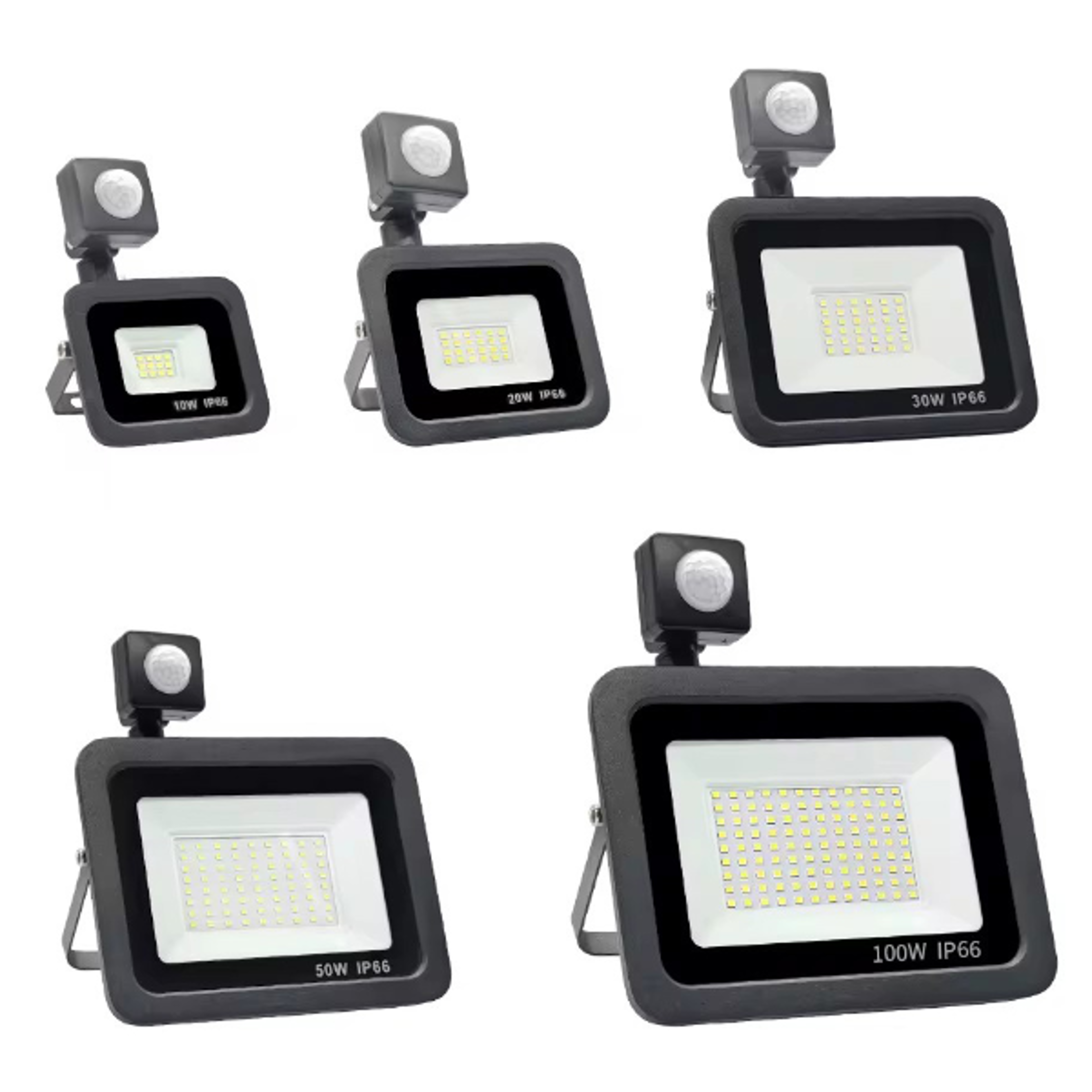 LED Floodlight With PIR Motion Sensor Waterproof Outdoor Spotlight For Garden And Street Lighting 0