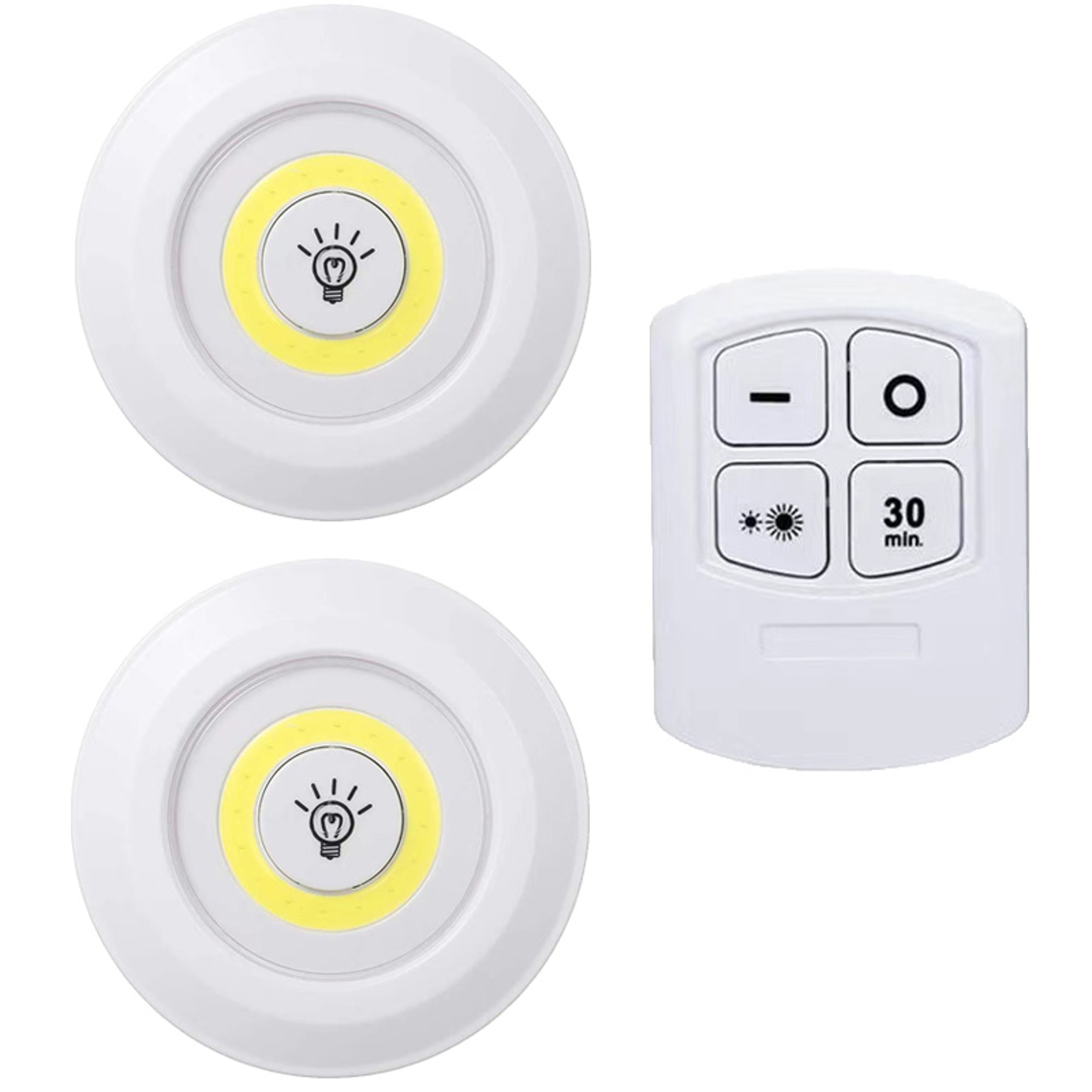 Dimmable LED Under Cabinet Light With Remote Control Battery Operated LED Closet Lights 7