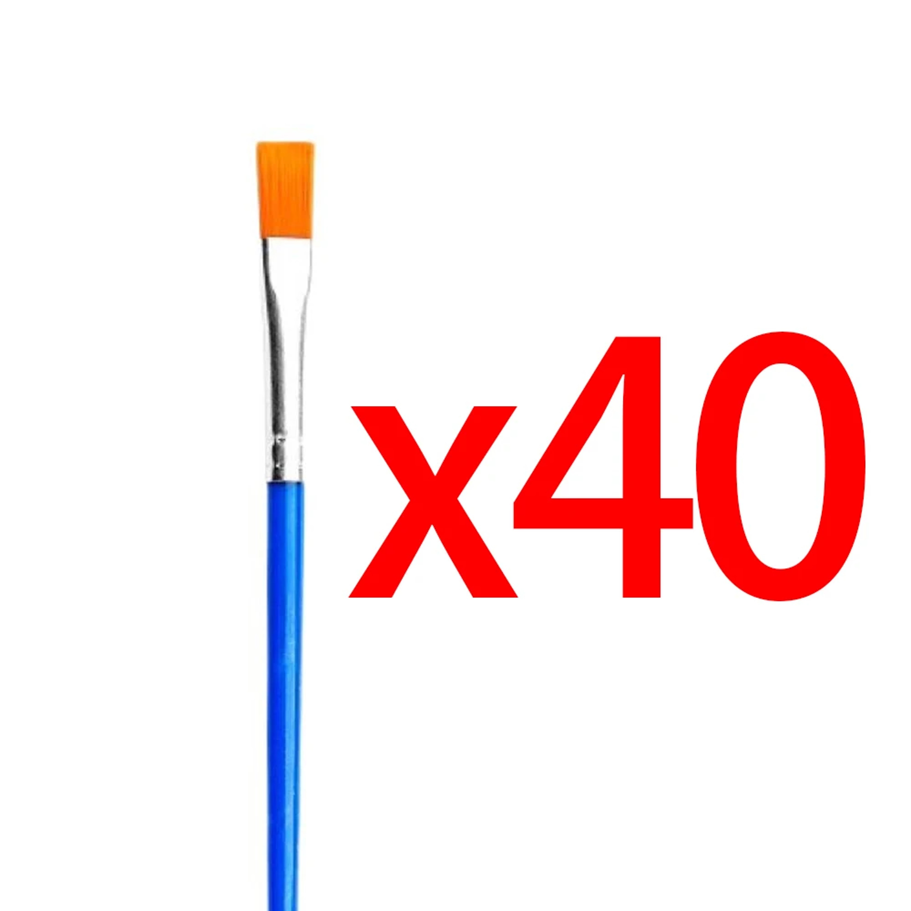 Kids Acrylic Paint Brushes Set Flat Round  Pointed Brush For Crafting Watercolor And Oil Painting 7