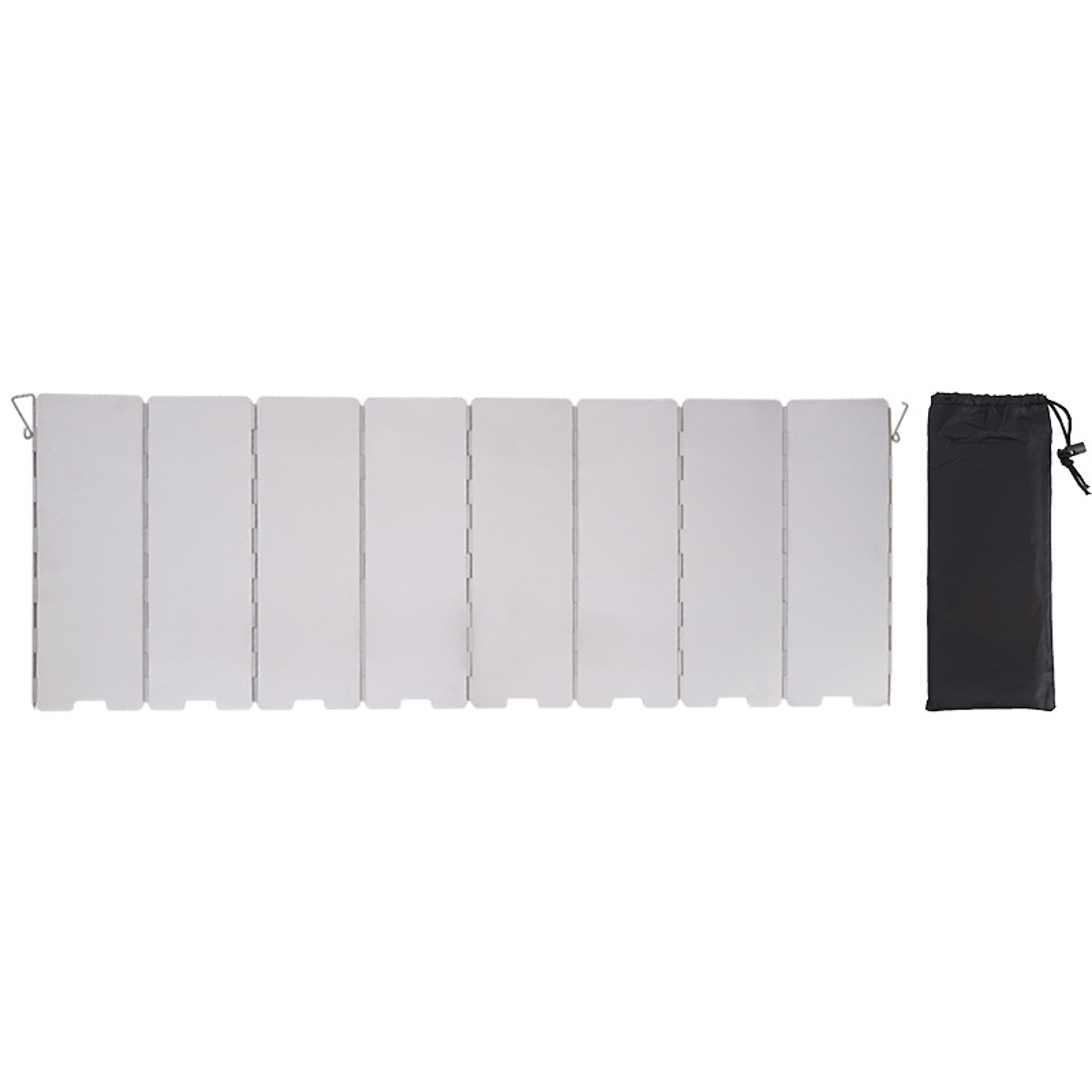 Aluminum Alloy Wind Shield For Gas Stove Windproof Screen For Outdoor Camping  Picnic Cooking 2