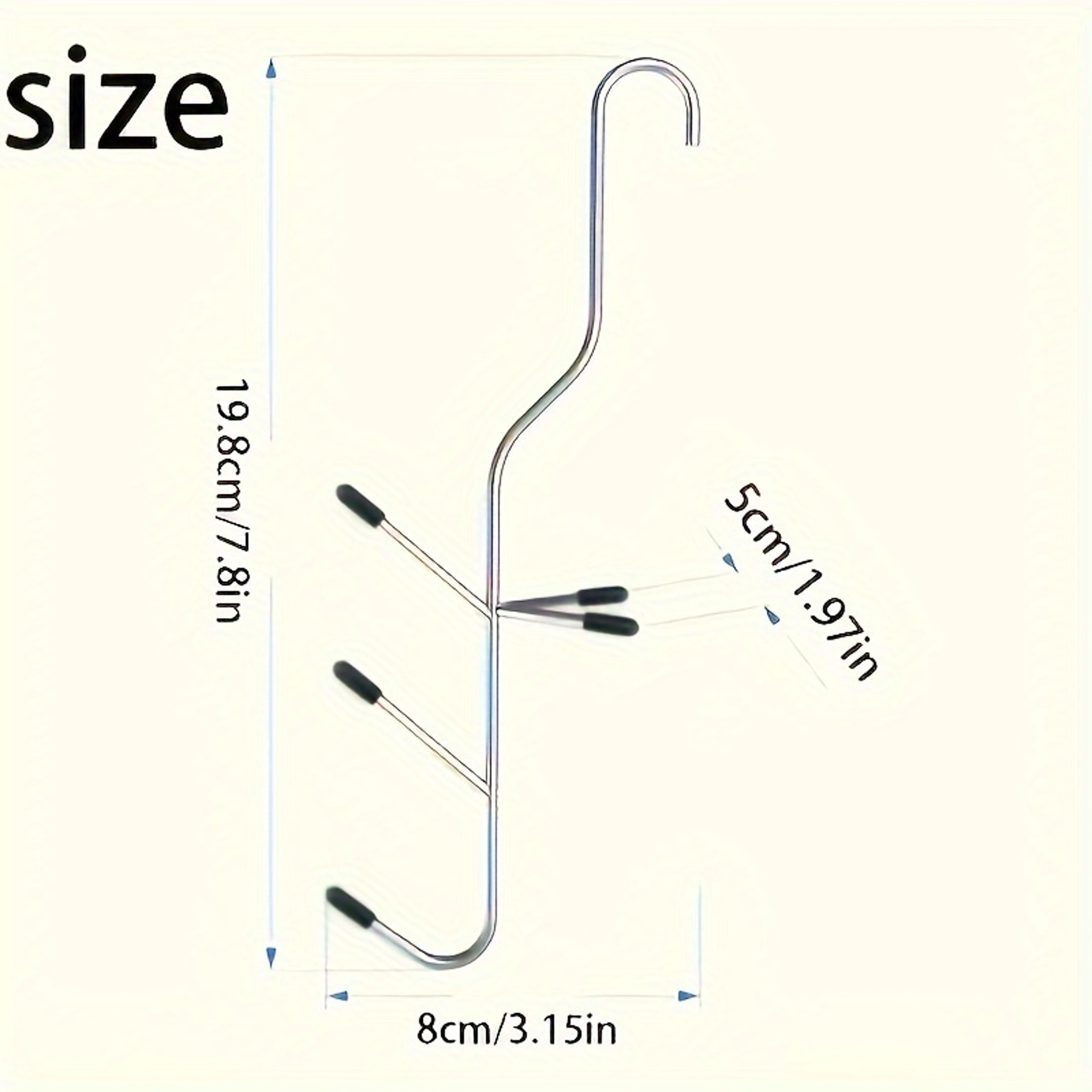 Stainless Steel Butcher Fish Hook Durable Hook For Hot  Cold Smoking Fish 4