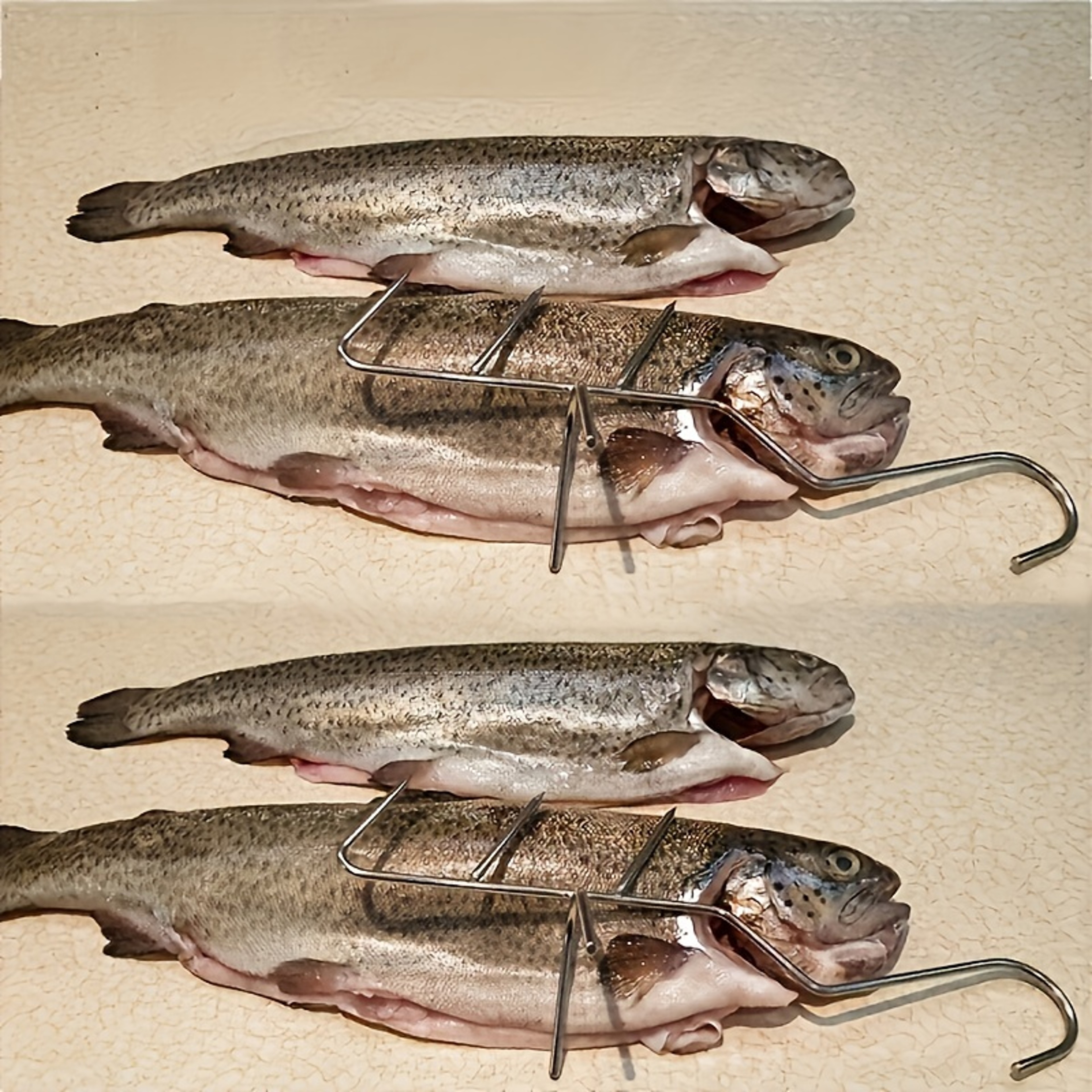 Stainless Steel Butcher Fish Hook Durable Hook For Hot  Cold Smoking Fish 1