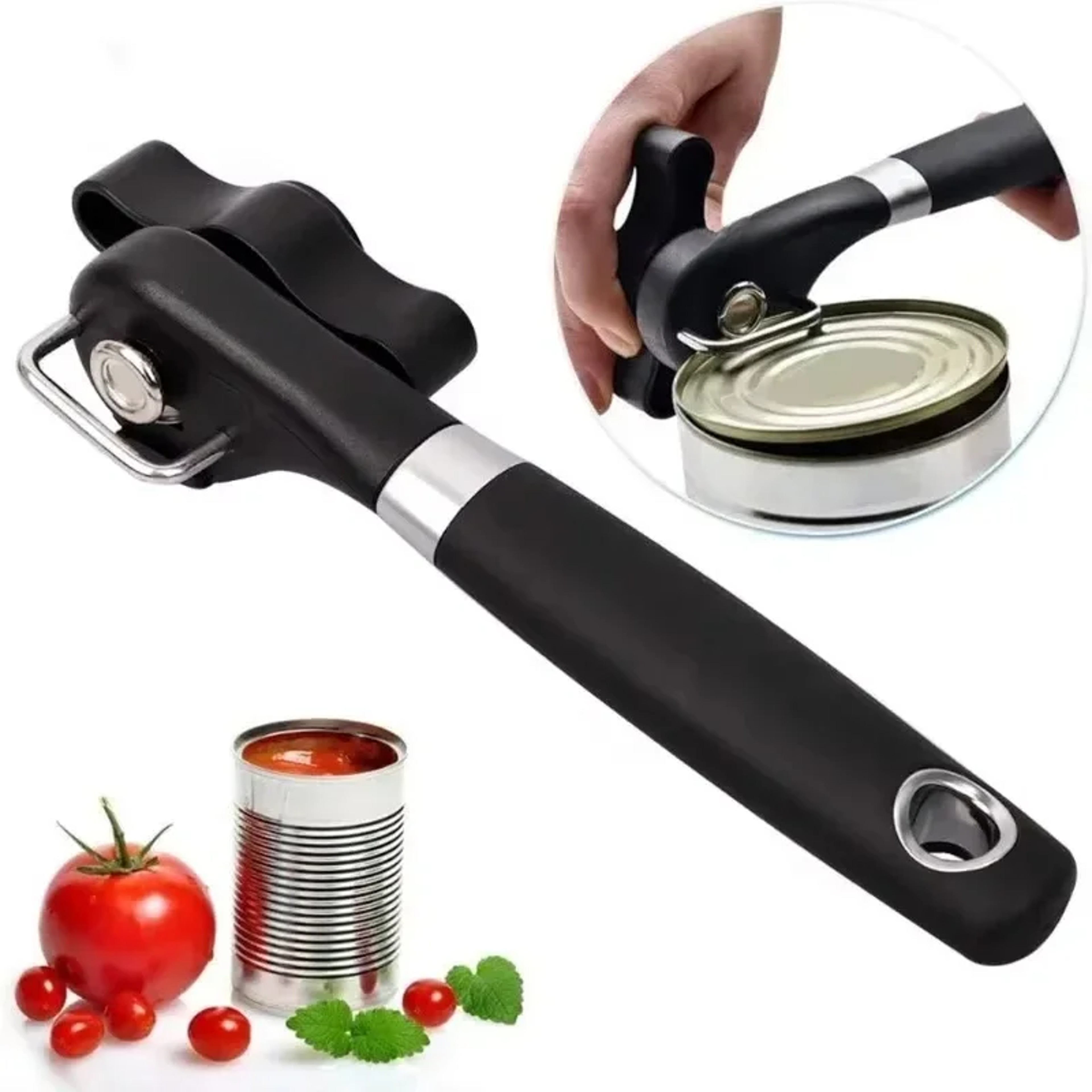 Automatic Can Opener High Power Electric Jar  Tin Opener With Smooth Edges For Effortless Kitchen U 0