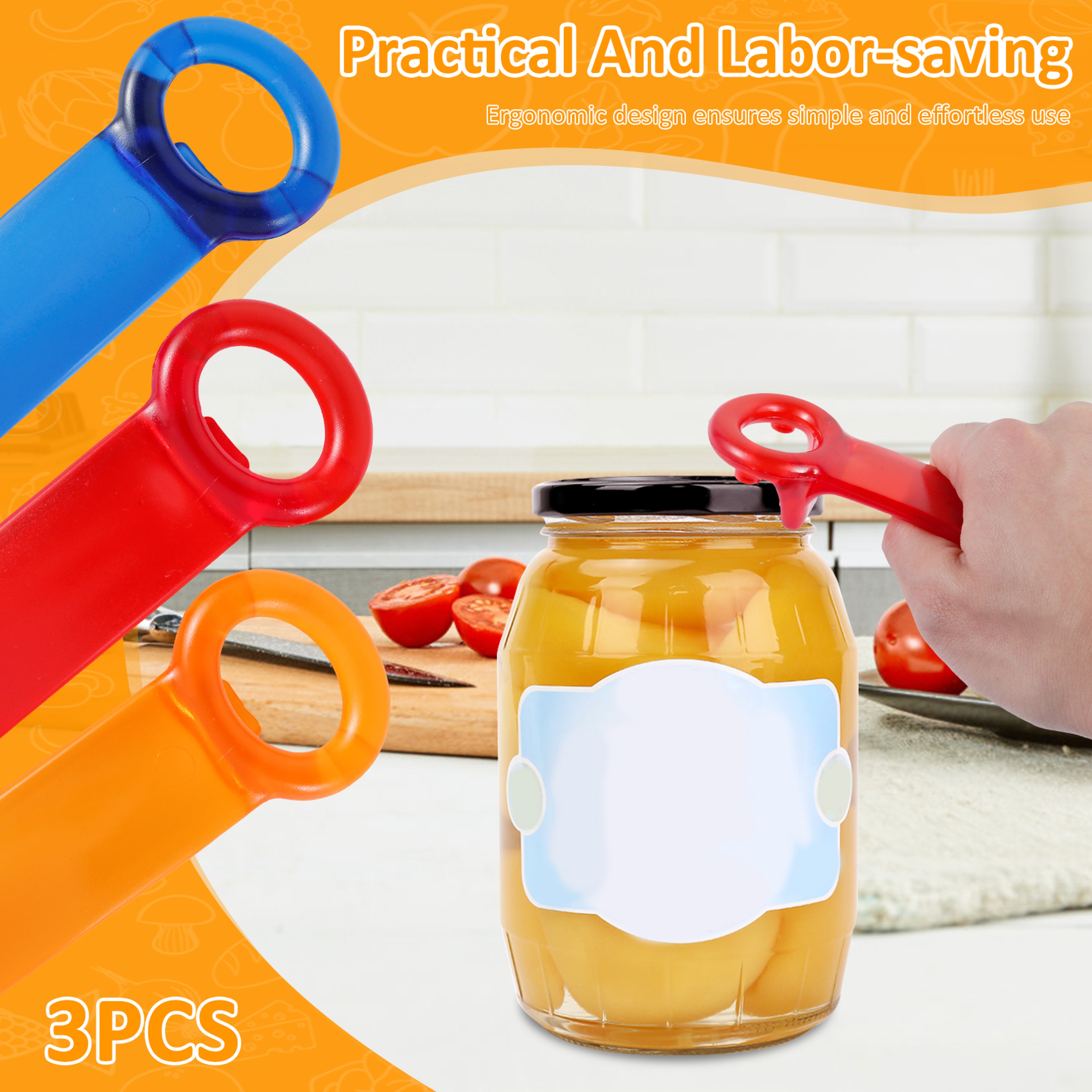 Manual Jar Opener Tool Set With Ergonomic Handle Perfect For Elders Women And Children With Weak Ha 2