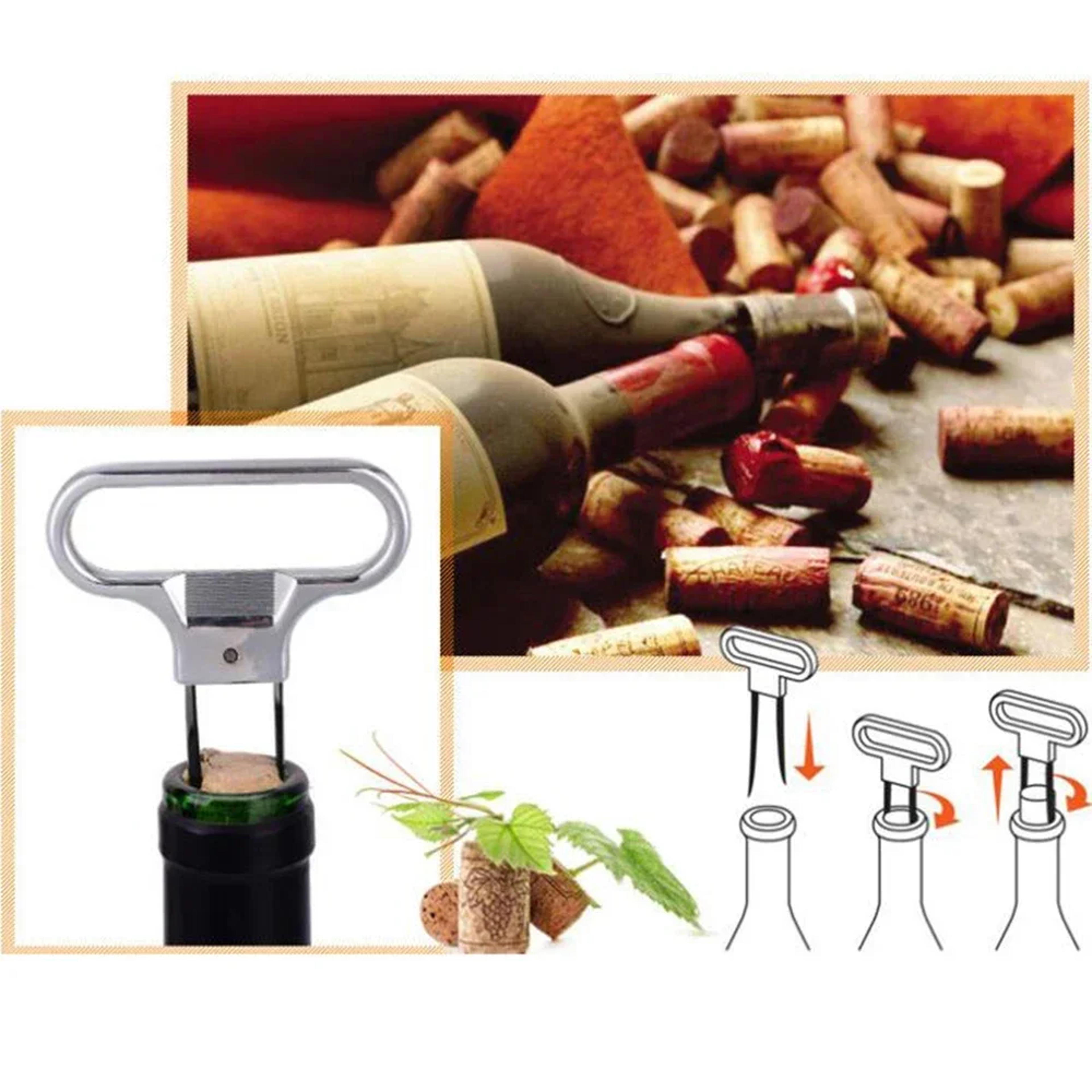 LaborSaving Bottle Opener  Foil Knife Tool For Waiters And Bartenders 0