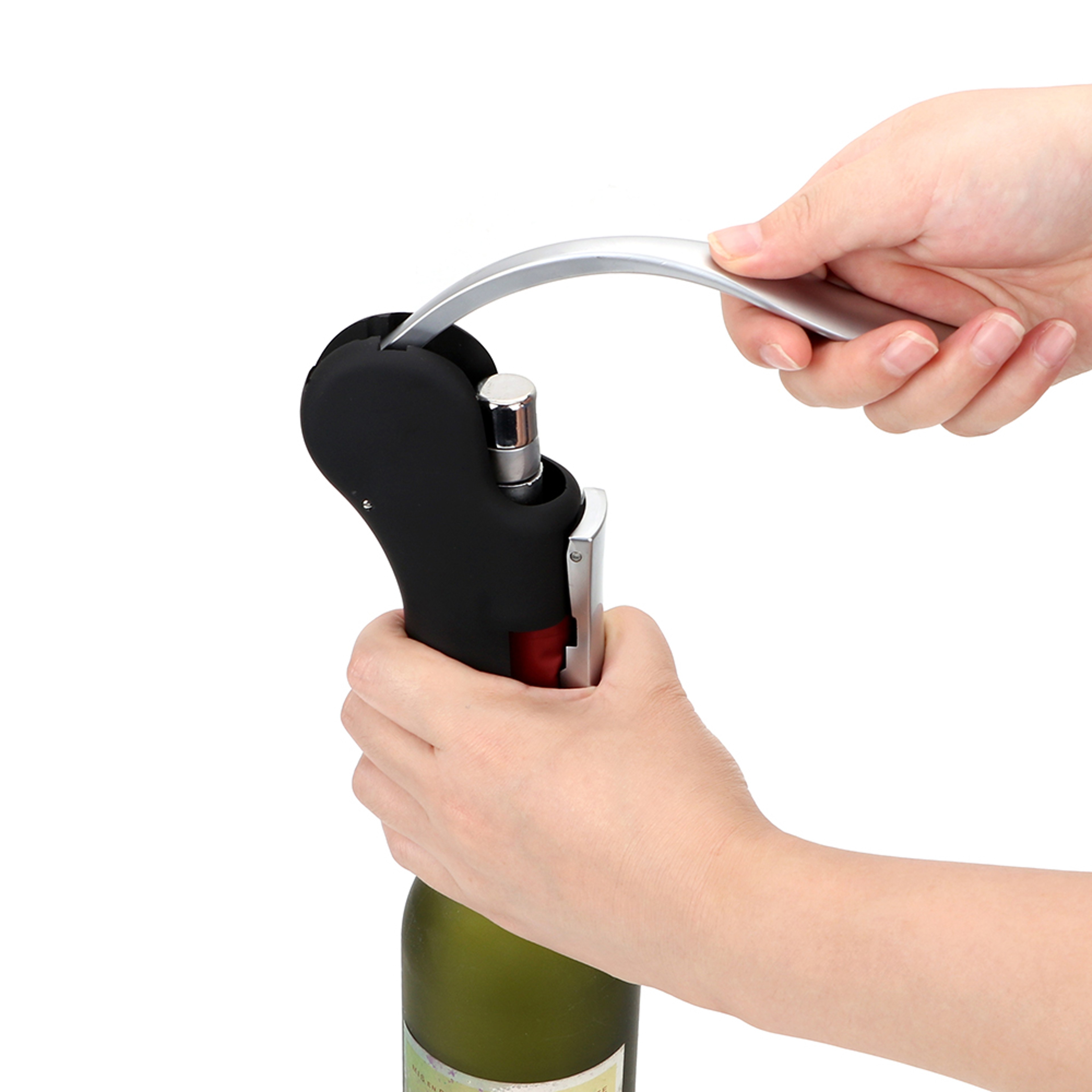 Wine Foil Cutter Corkscrew Set Efficient Bar Lever Corkscrew And Convenient Bottle Openers 3