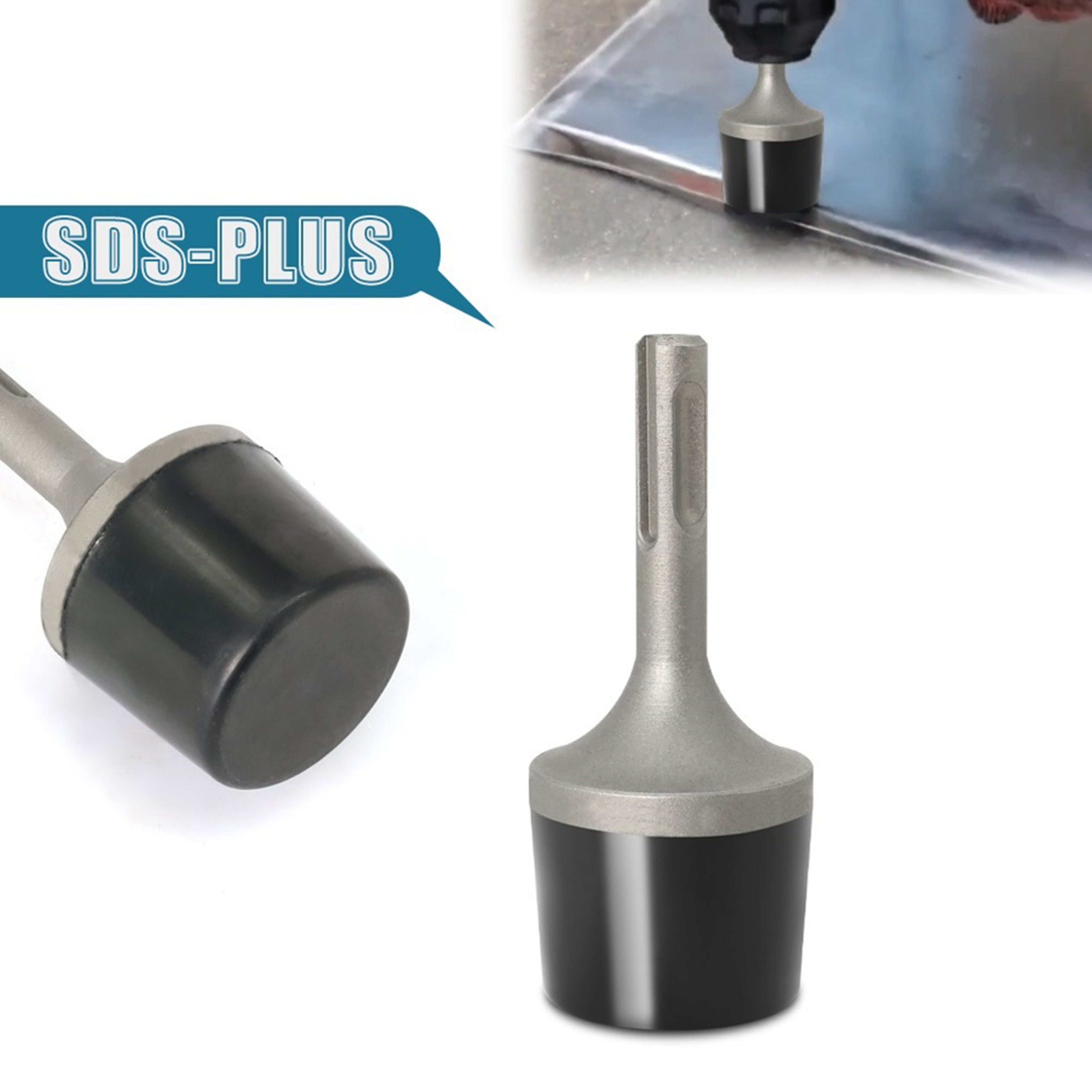 Durable Rubber Hammer Handle For Electric Hammers Ideal For Automotive Tile Lamination  Iron Leveli 0