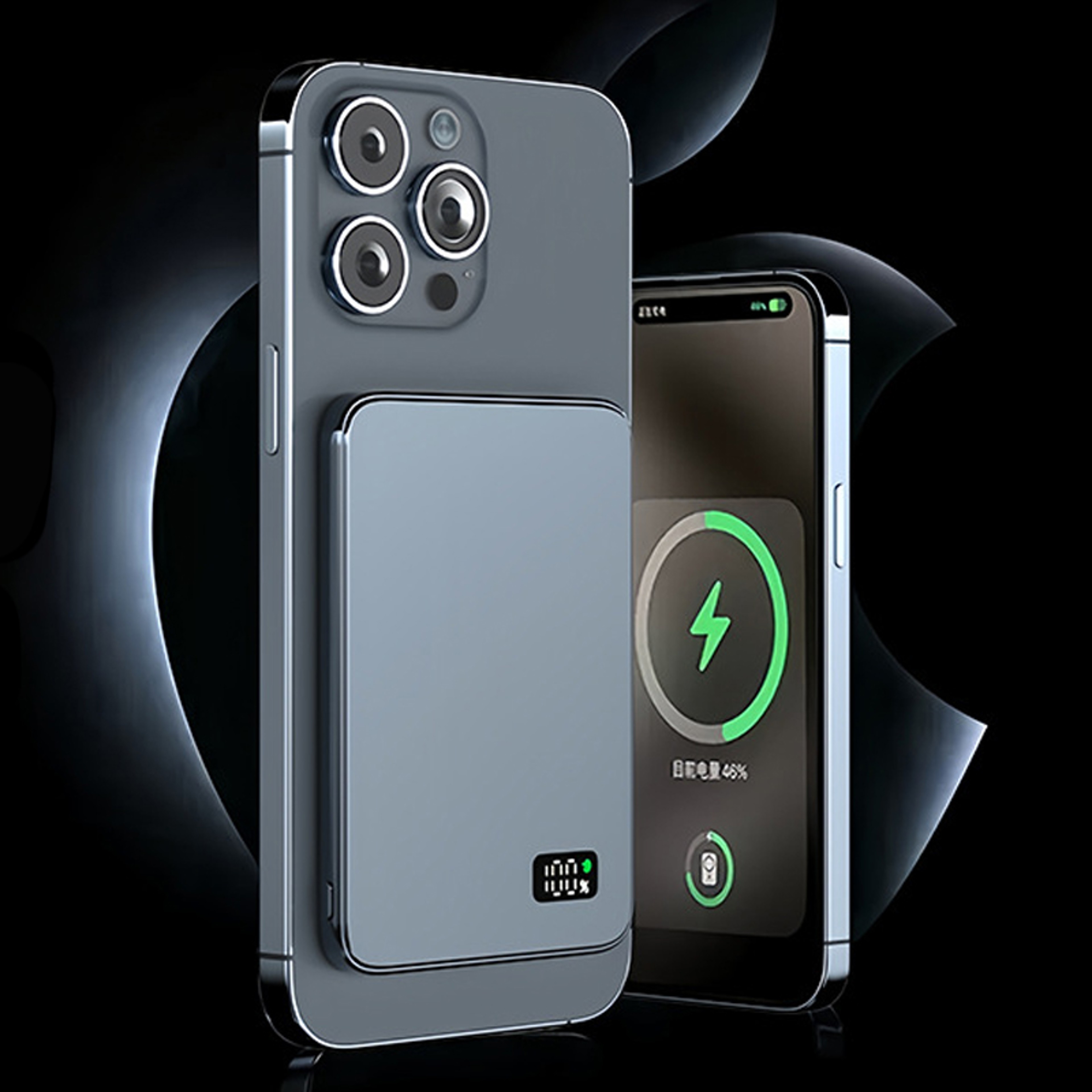 UltraThin Wireless Power Bank With LED Display 7