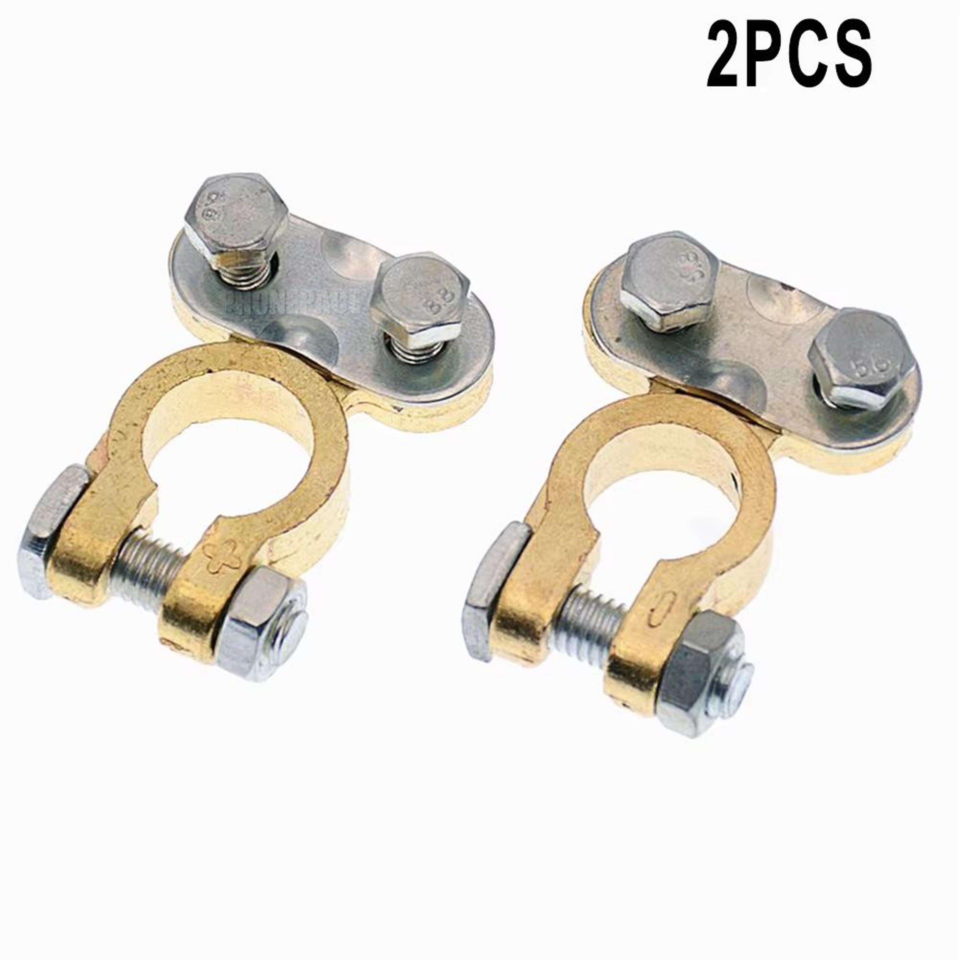 Heavy Duty Battery Terminal Connector Screw Type Clamps for Car & Van – view 2