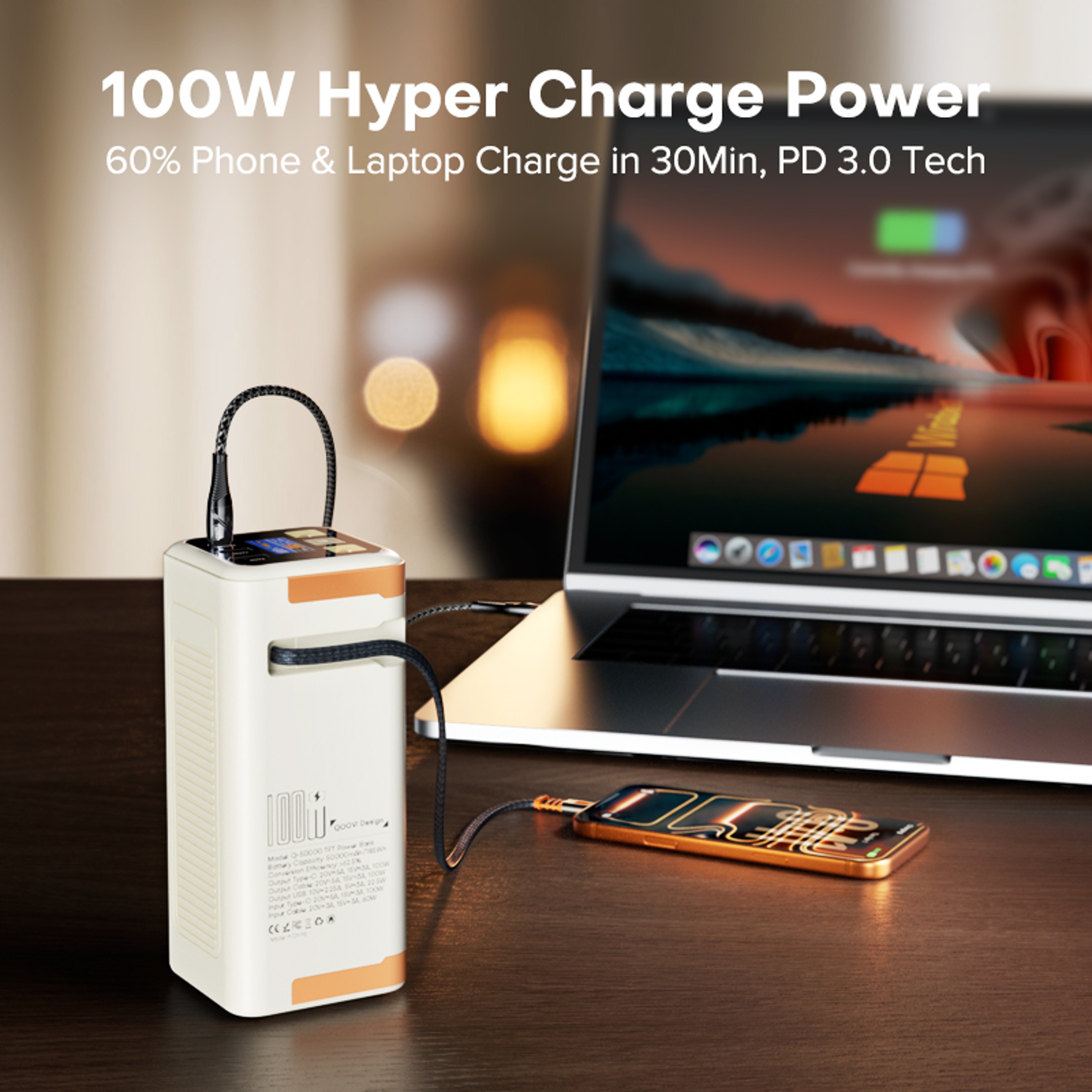 Power Bank With Fast Charging Portable Power Station  USB C Laptop Charger 2