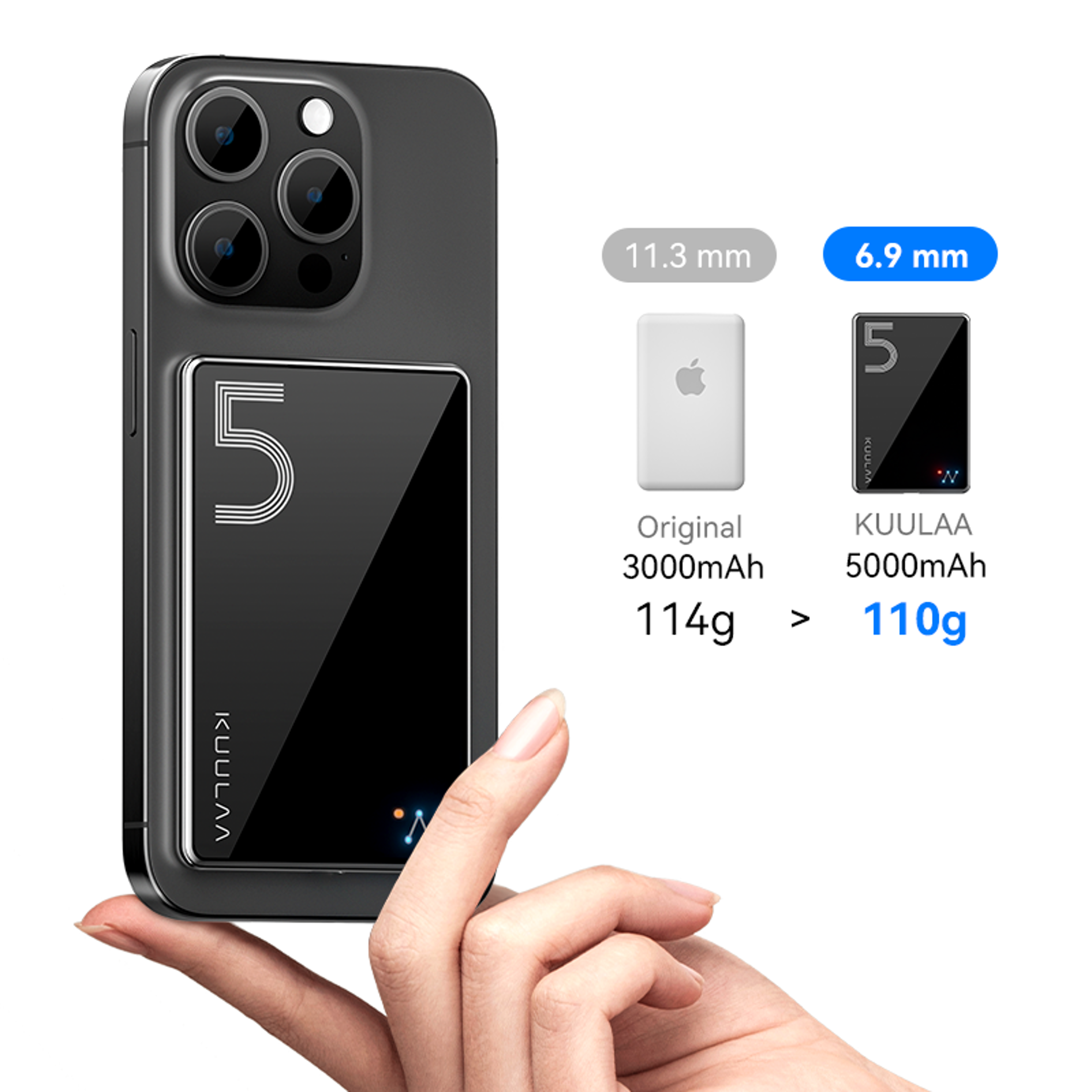Magnetic Wireless Power Bank With Fast Charging 5
