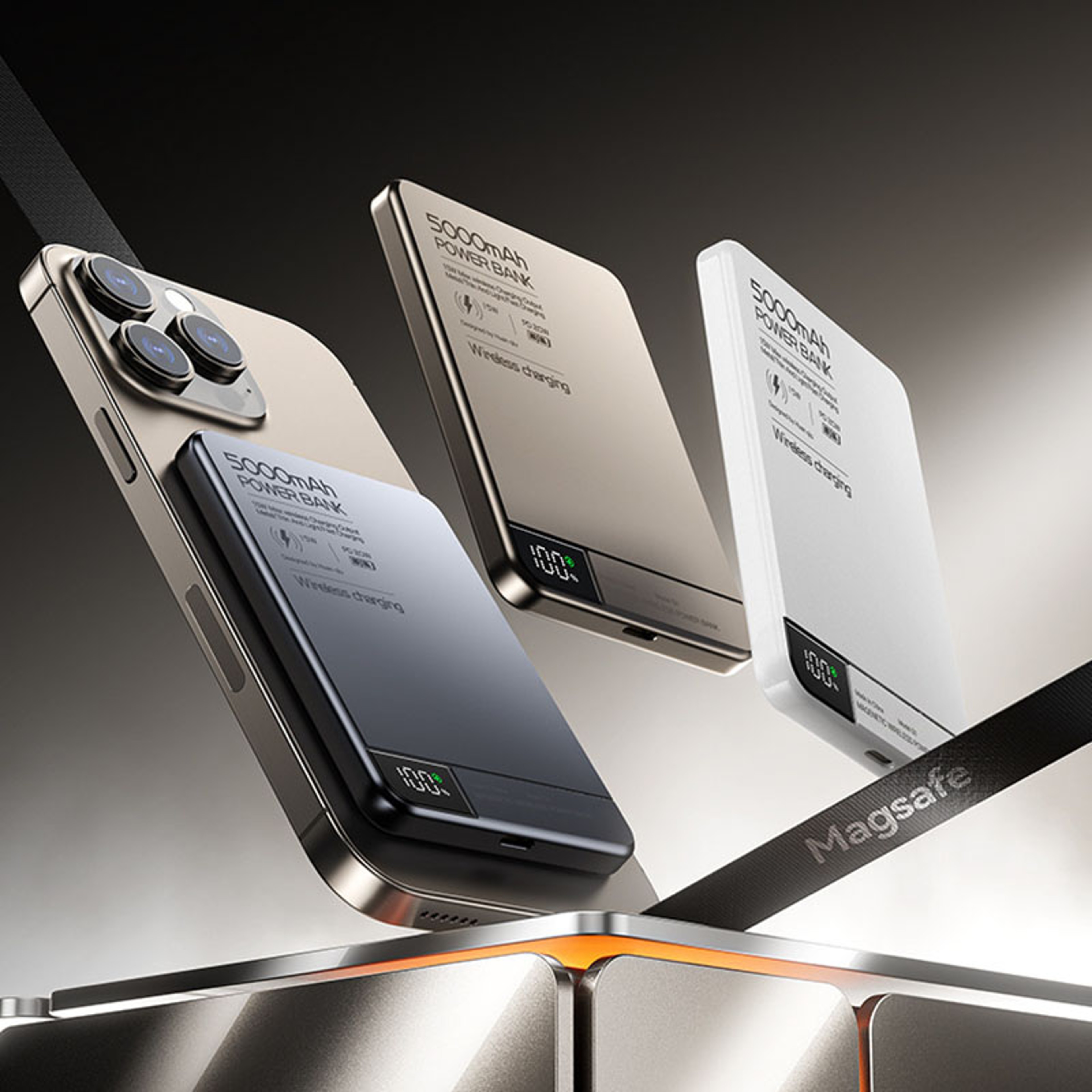 Power Bank Magnetic Wireless With Fast Charging 2