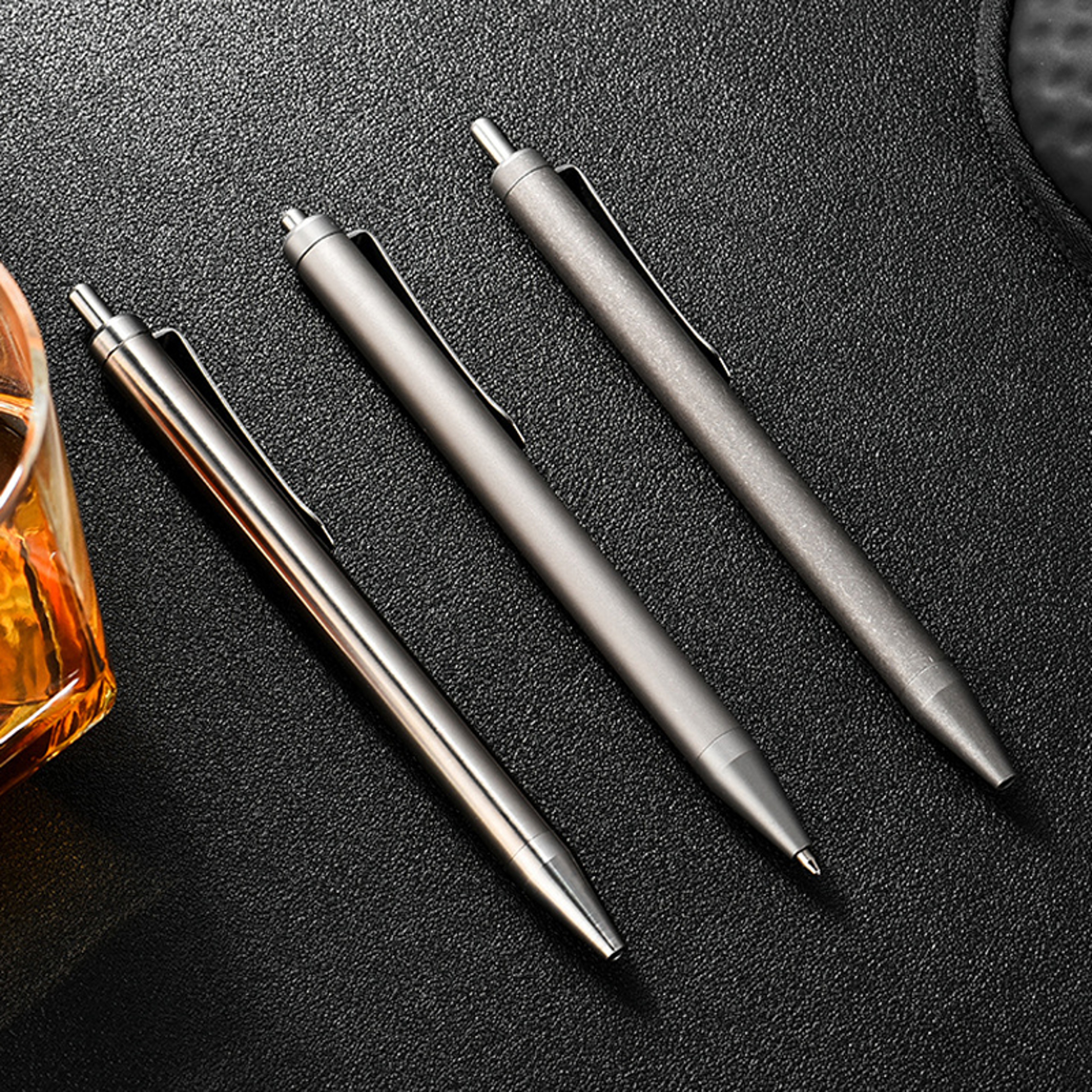 Premium Titanium Tactical Pen Refillable Everyday Carry Pen  EDC Tactical Tool 0