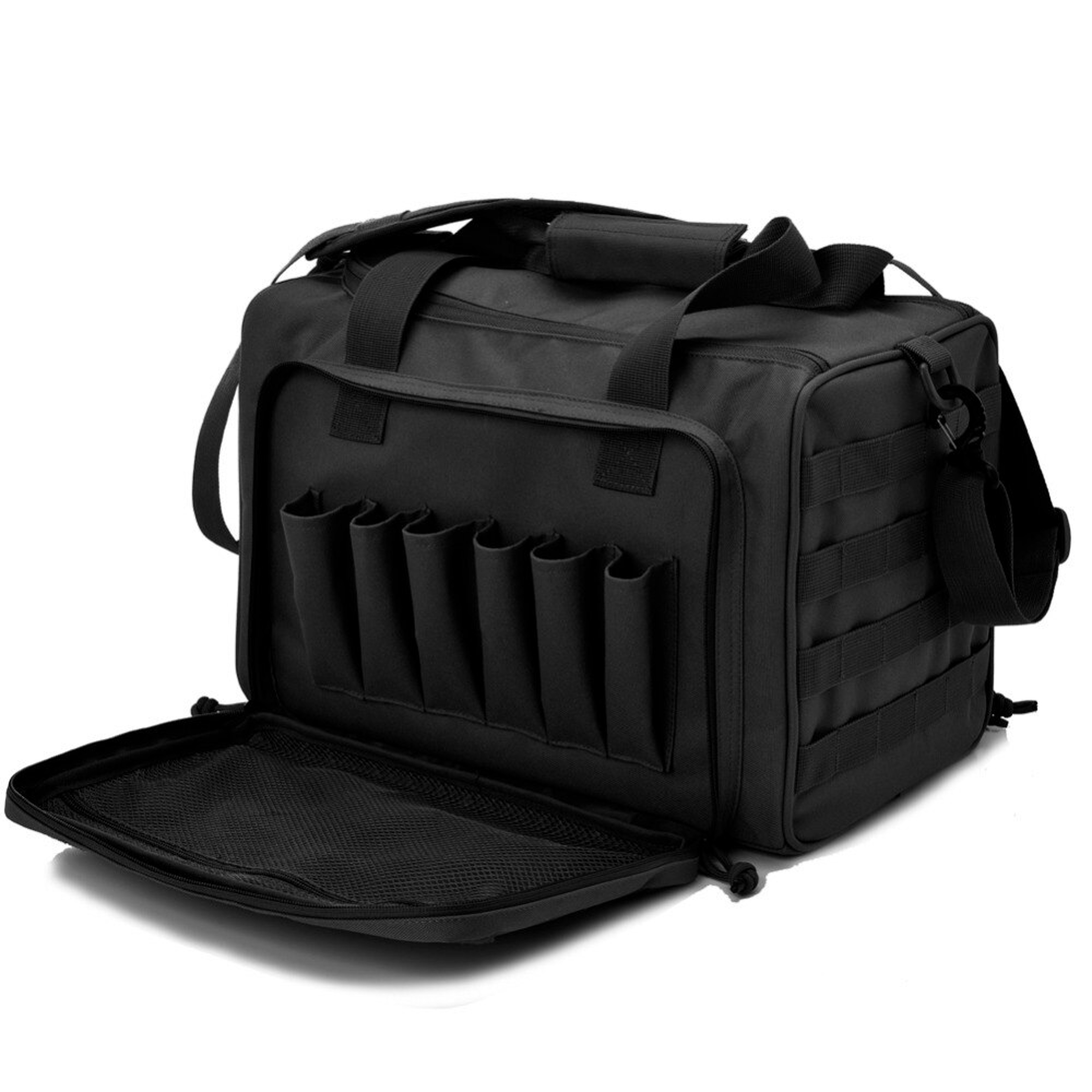 Premium Tactical Gun Range Bag Durable Pistol Storage Case  Outdoor Hunting Gear 6