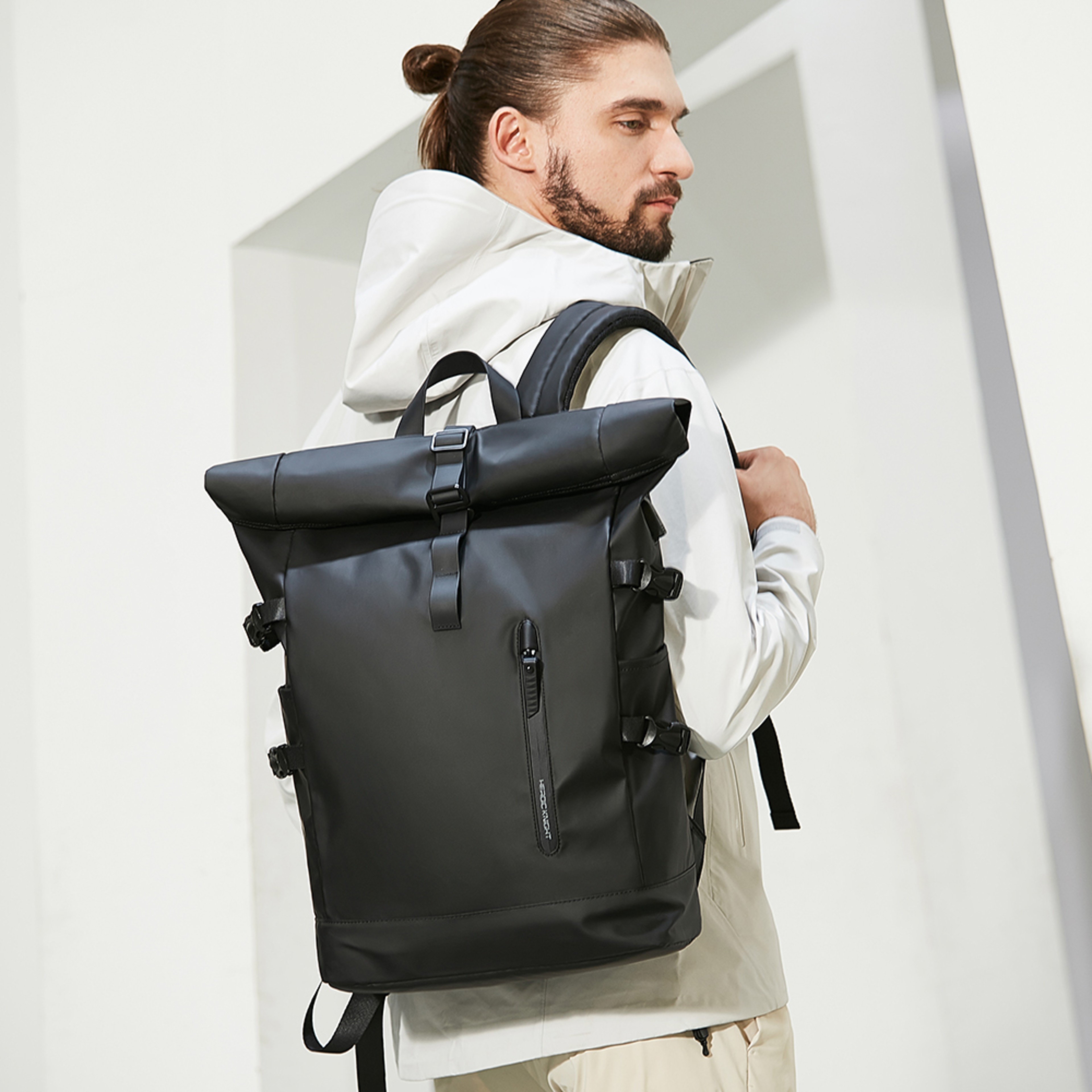Expandable Travel Backpack Waterproof Large Capacity Laptop Backpack with USB Charging Port – view 3