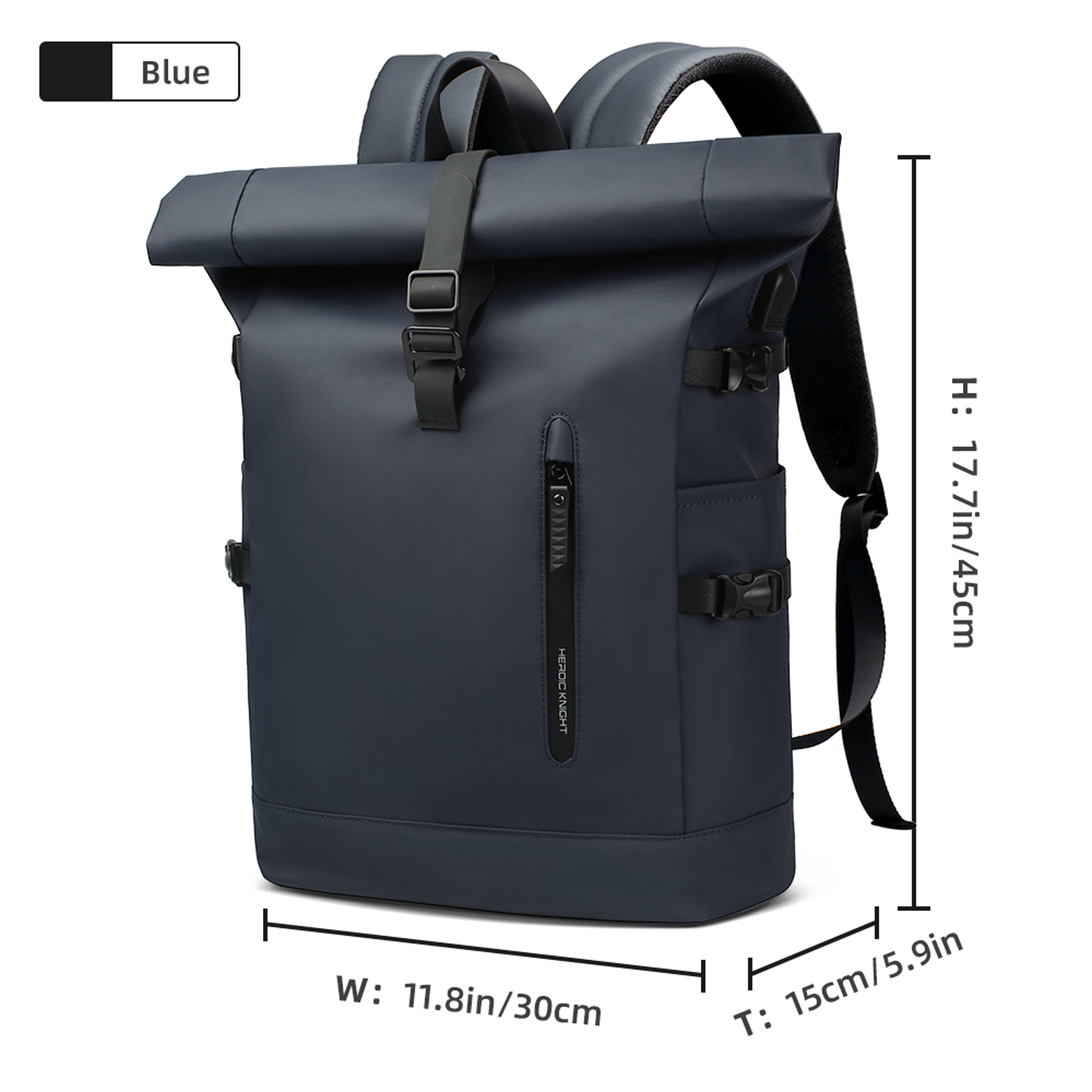 Expandable Travel Backpack Waterproof Large Capacity Laptop Backpack with USB Charging Port – view 12