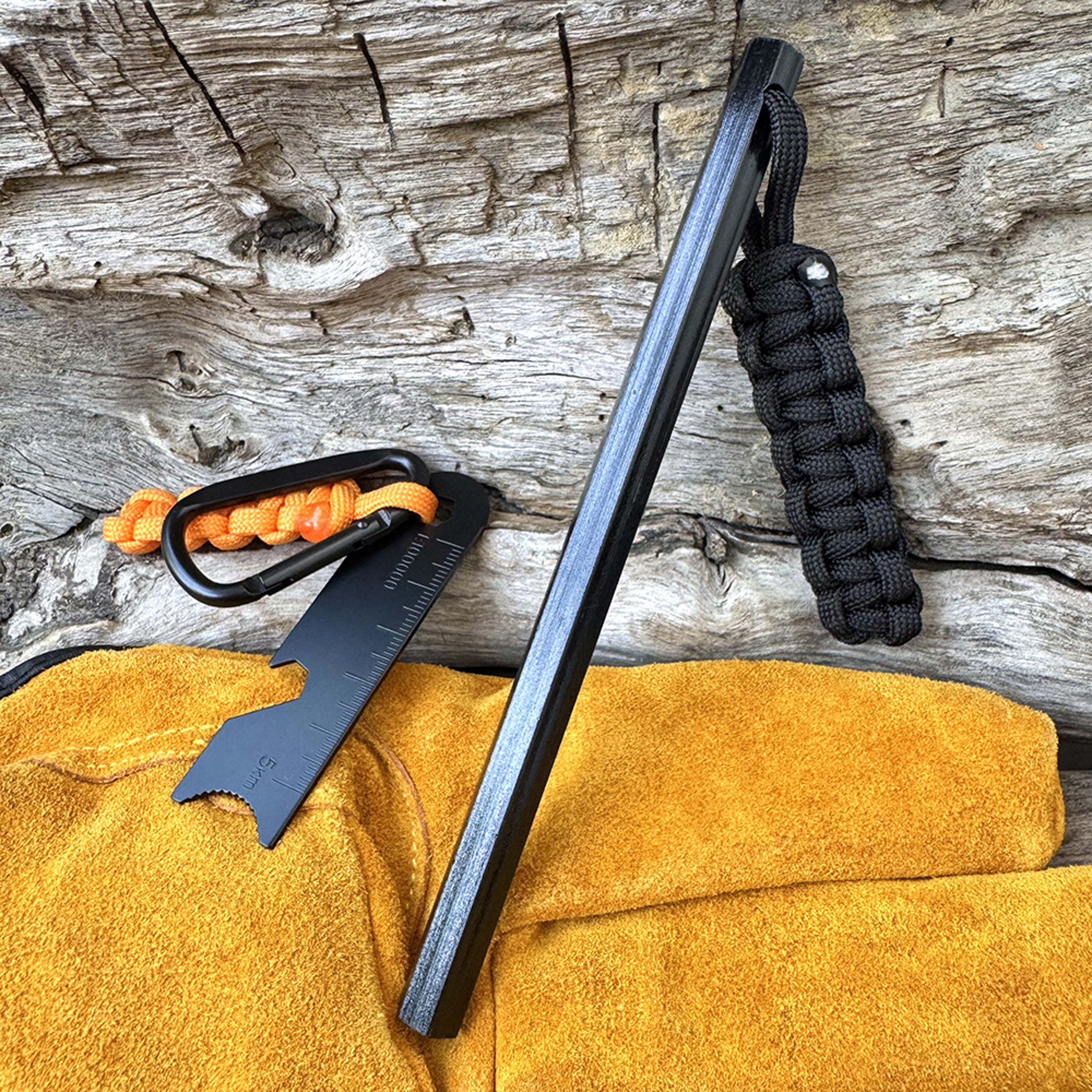 Survival Fire Starter Kit With Compass  Whistle 6