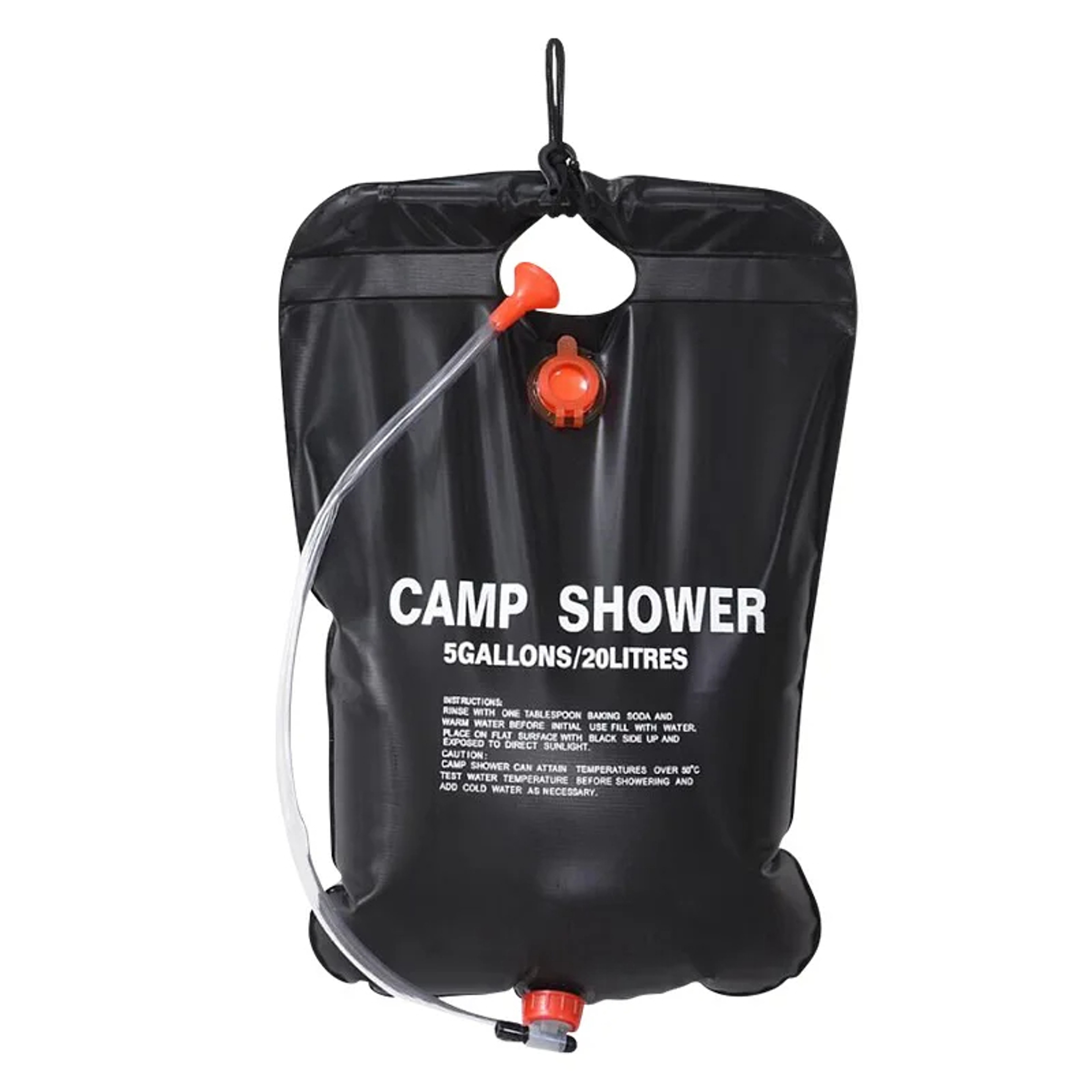 Solar Heated Outdoor Shower Bag Portable Water Heater For Camping  Travel 5