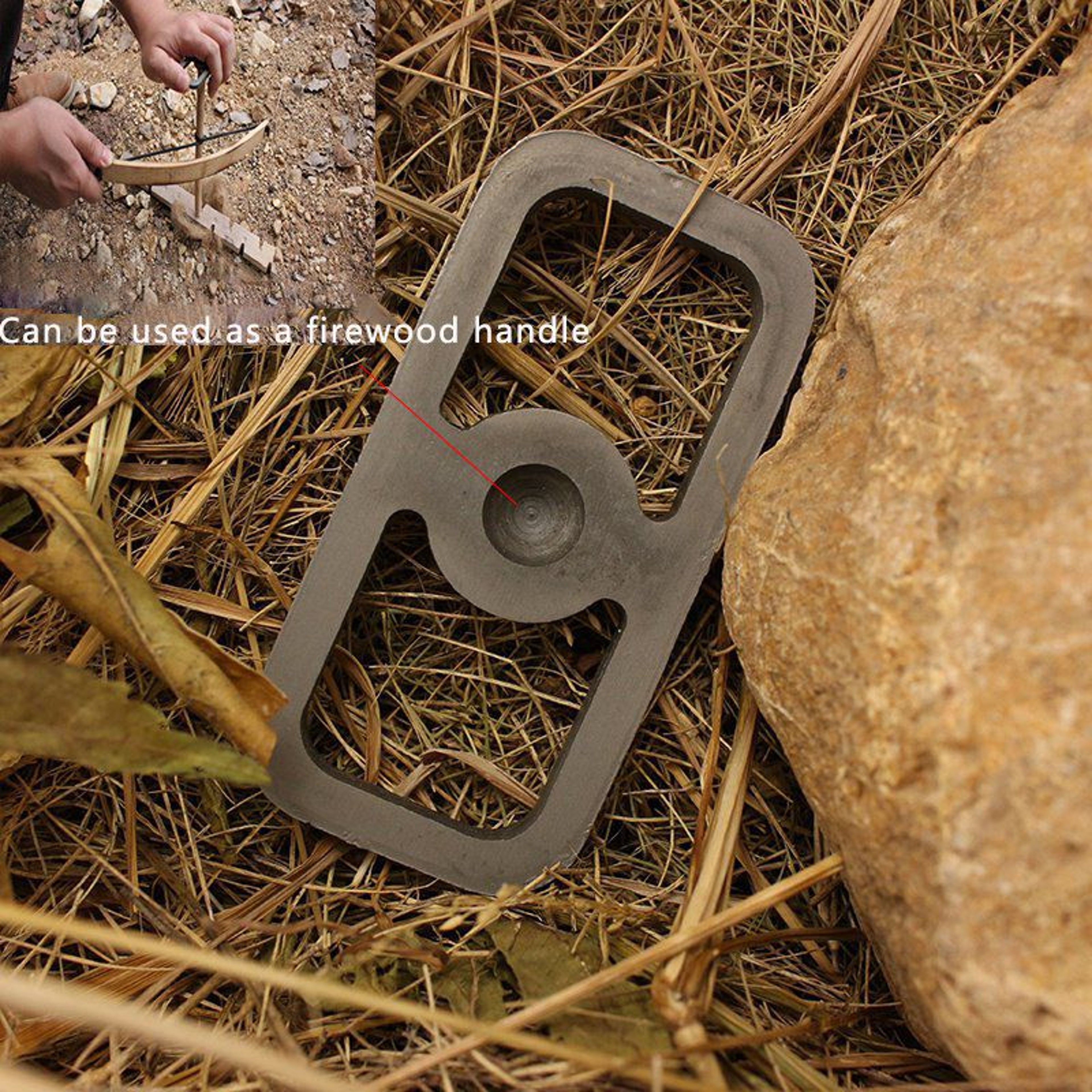 Ultimate Outdoor Fire Starter Kit High Carbon Steel Flint Striker For Camping  Survival 1