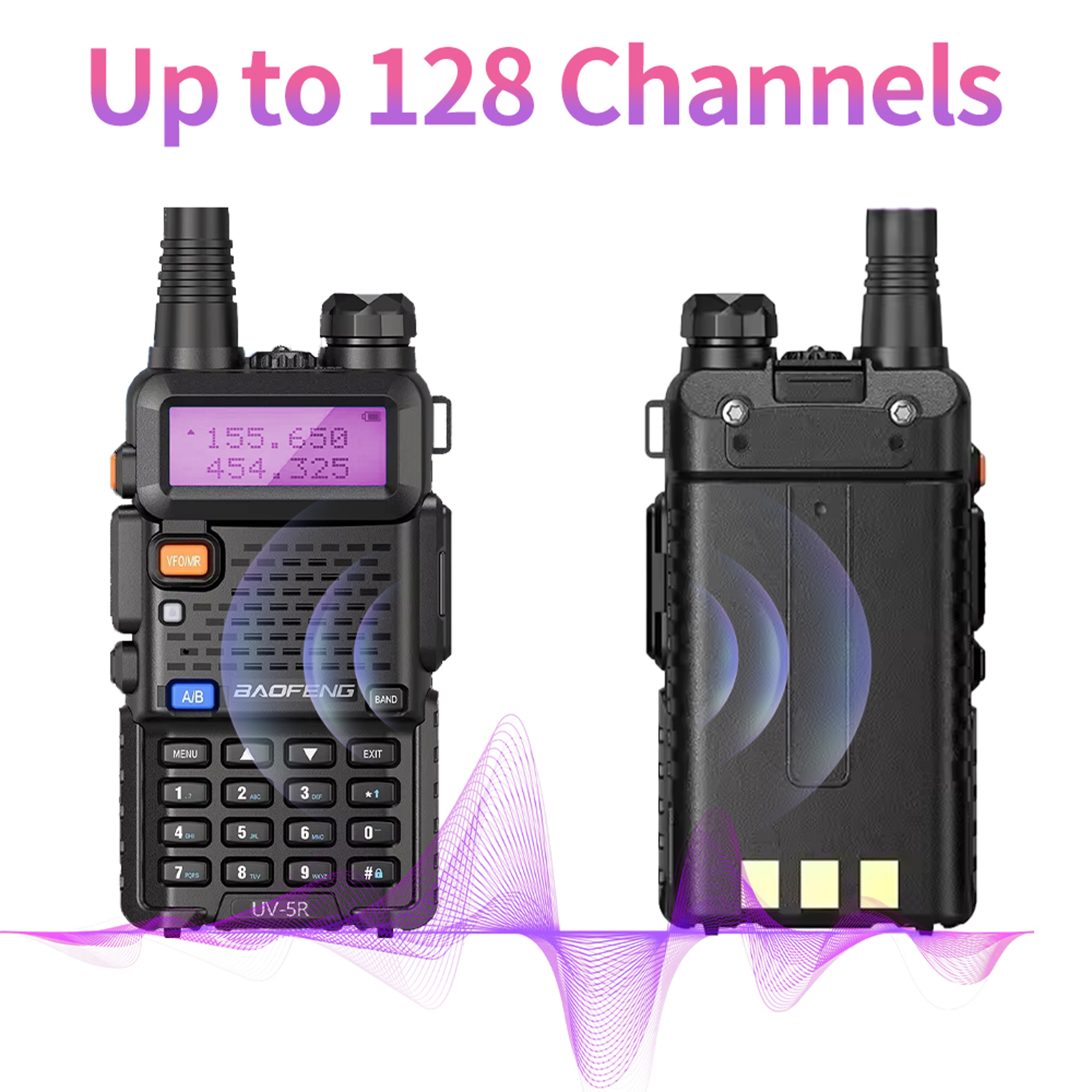 UV Dual Band Walkie Talkie Long Range Portable Ham Radio 1