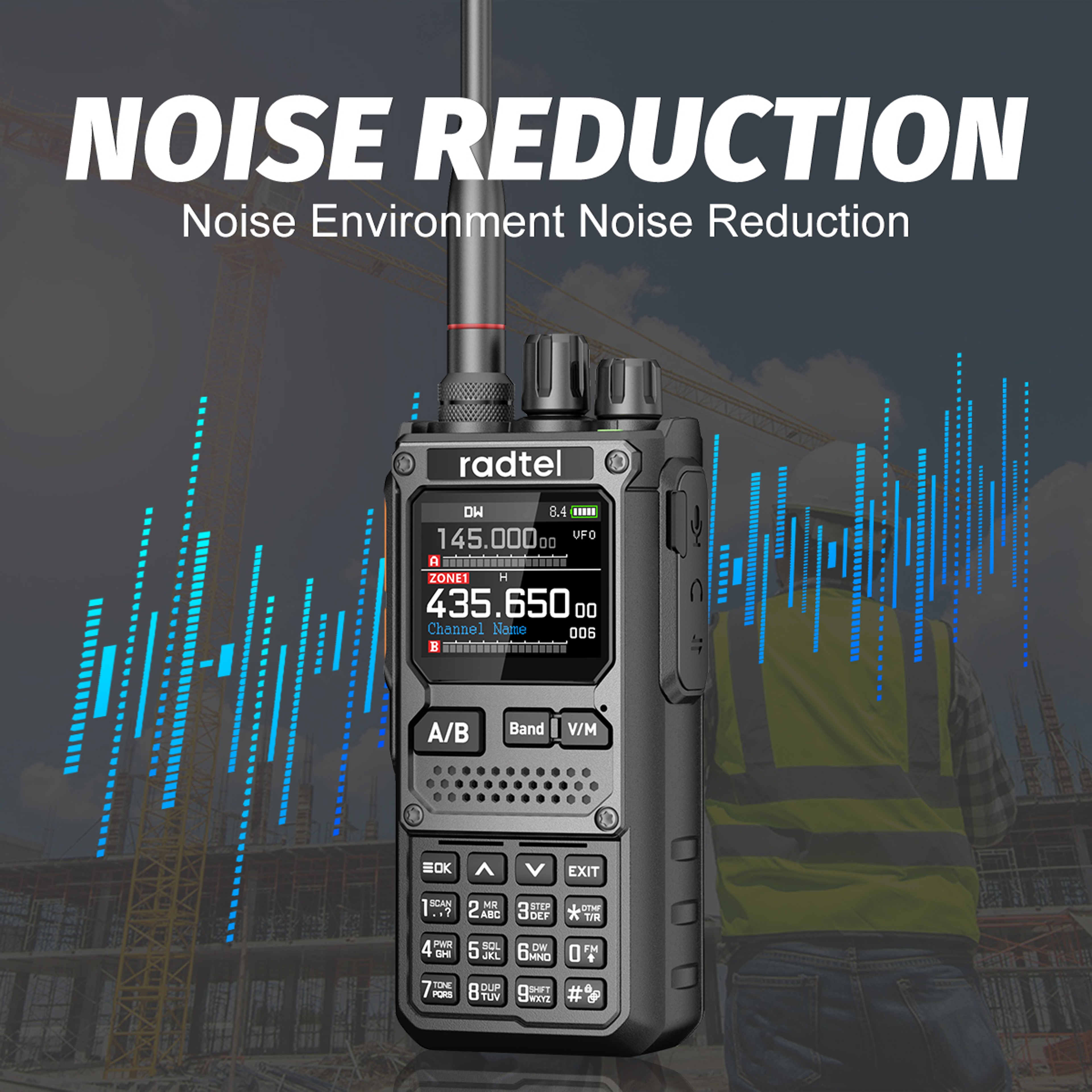 Long Range Walkie Talkie With Bluetooth  Ham Radio 1