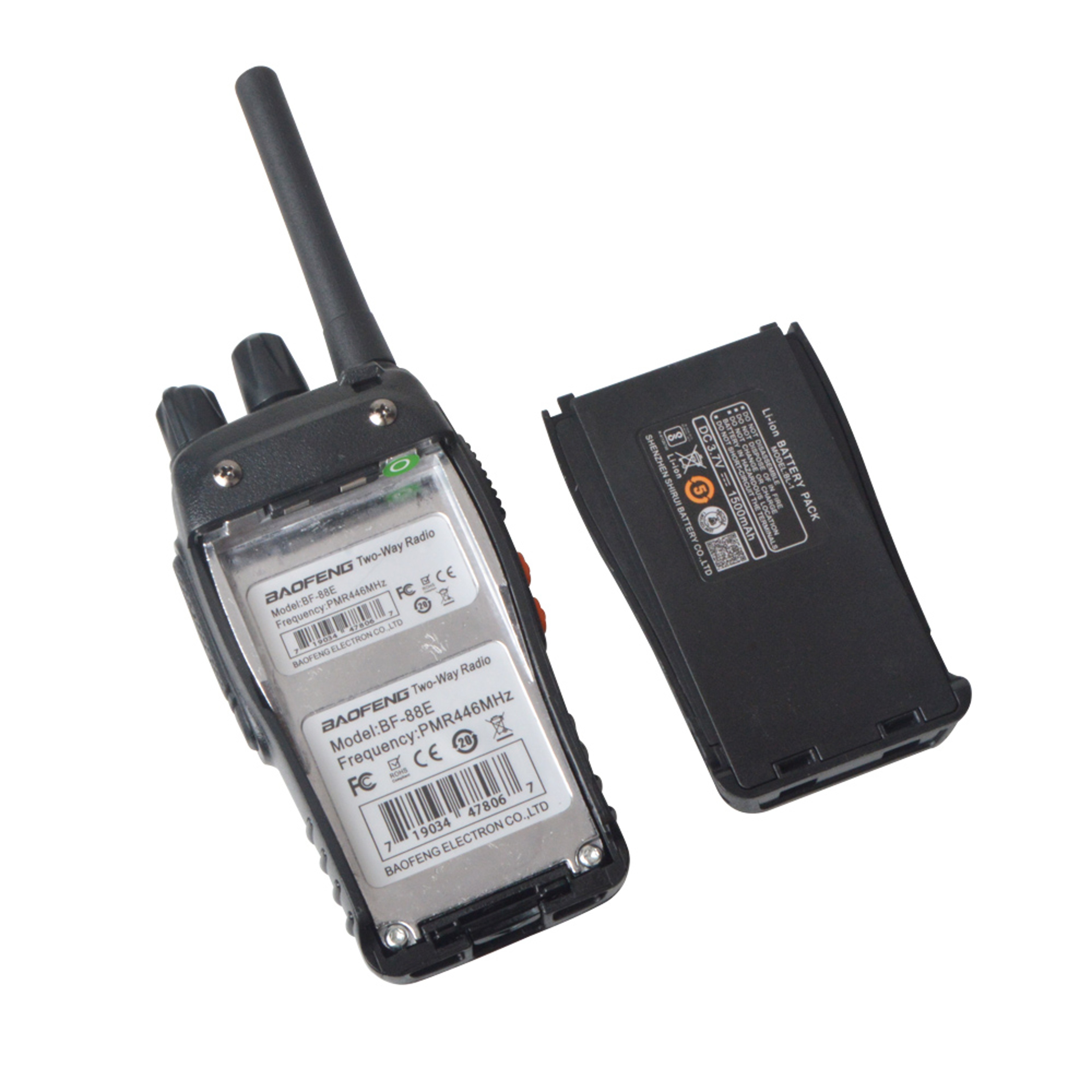 Rechargeable UHF Channel Walkie Talkies – view 3