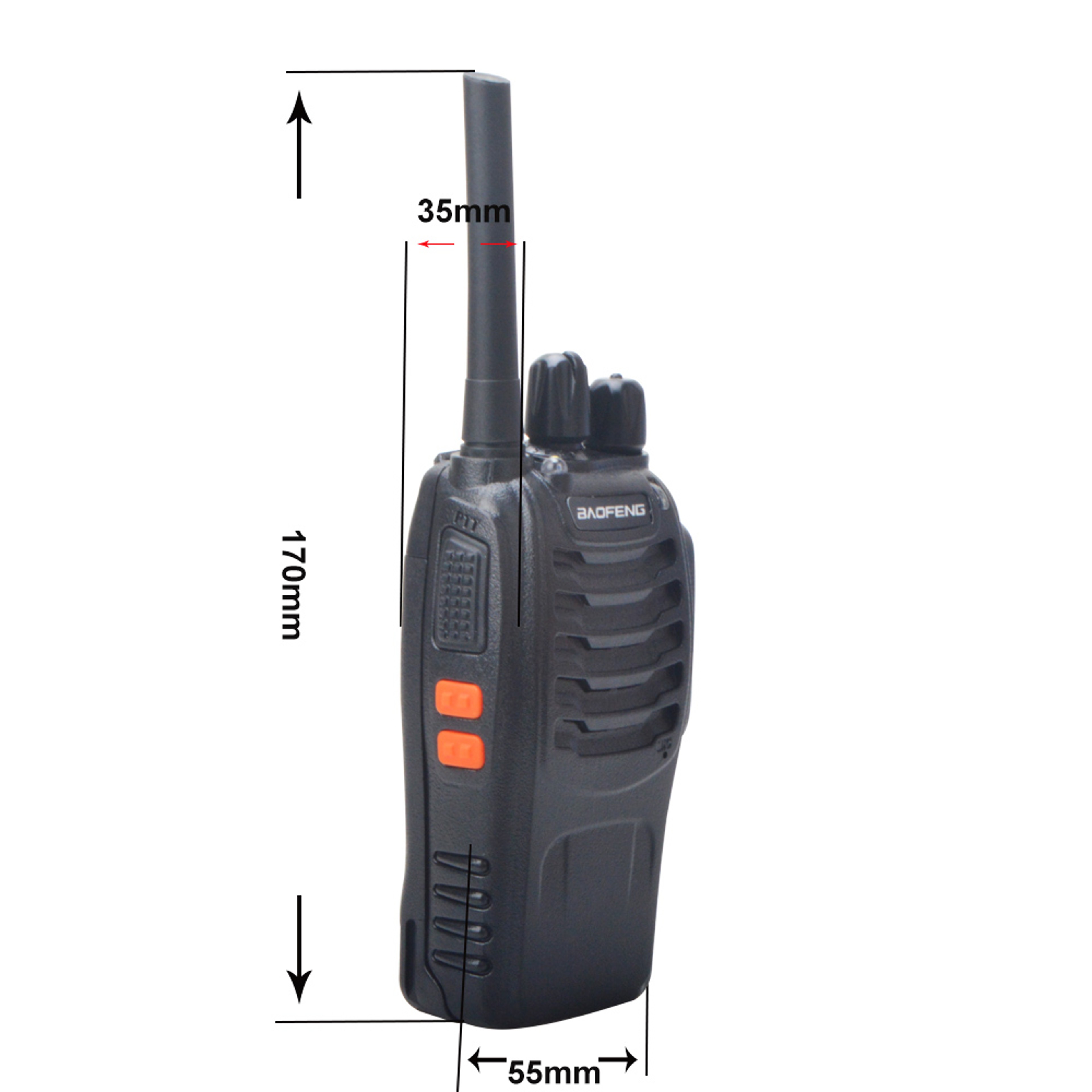 Rechargeable UHF Channel Walkie Talkies – view 4