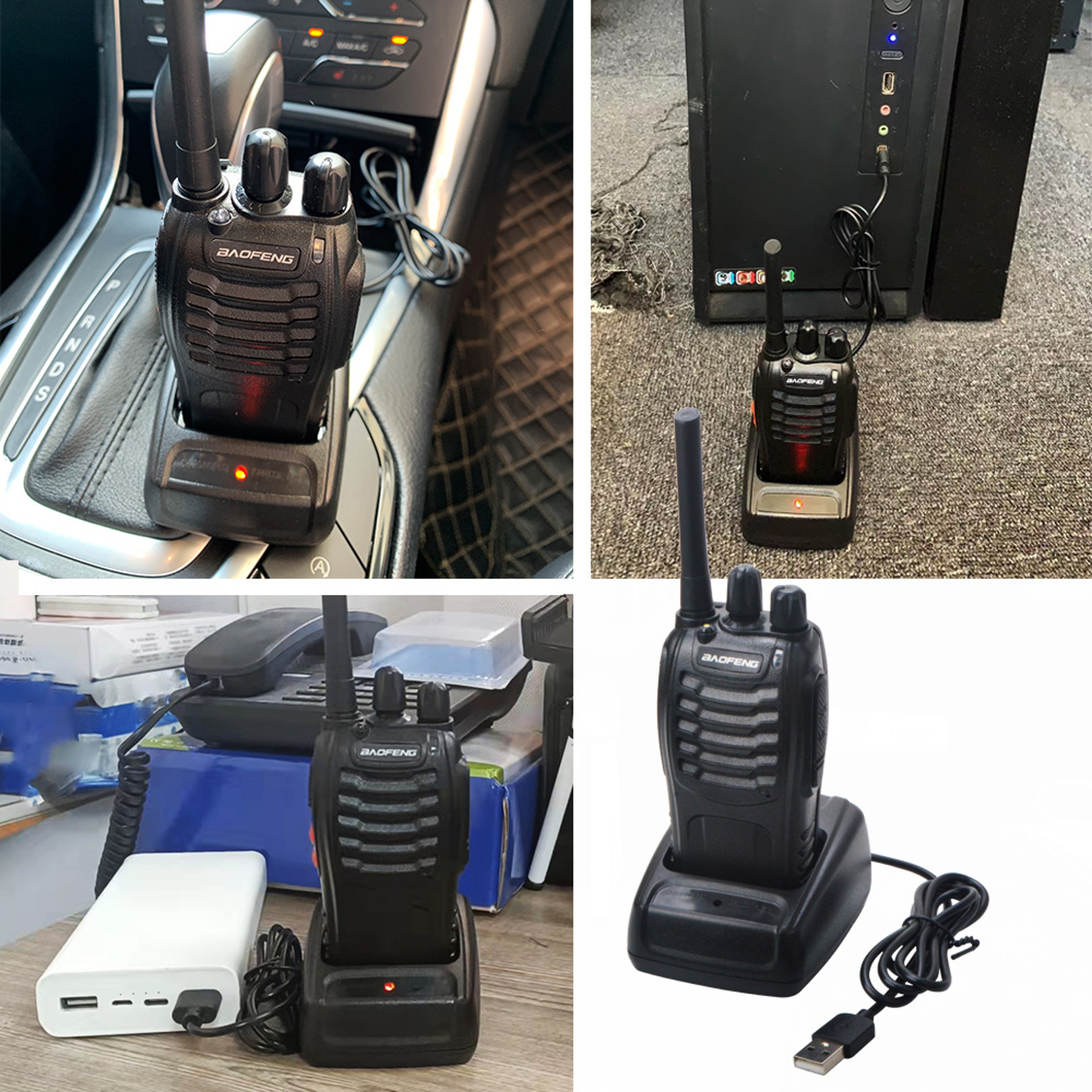 Rechargeable UHF Channel Walkie Talkies – view 6