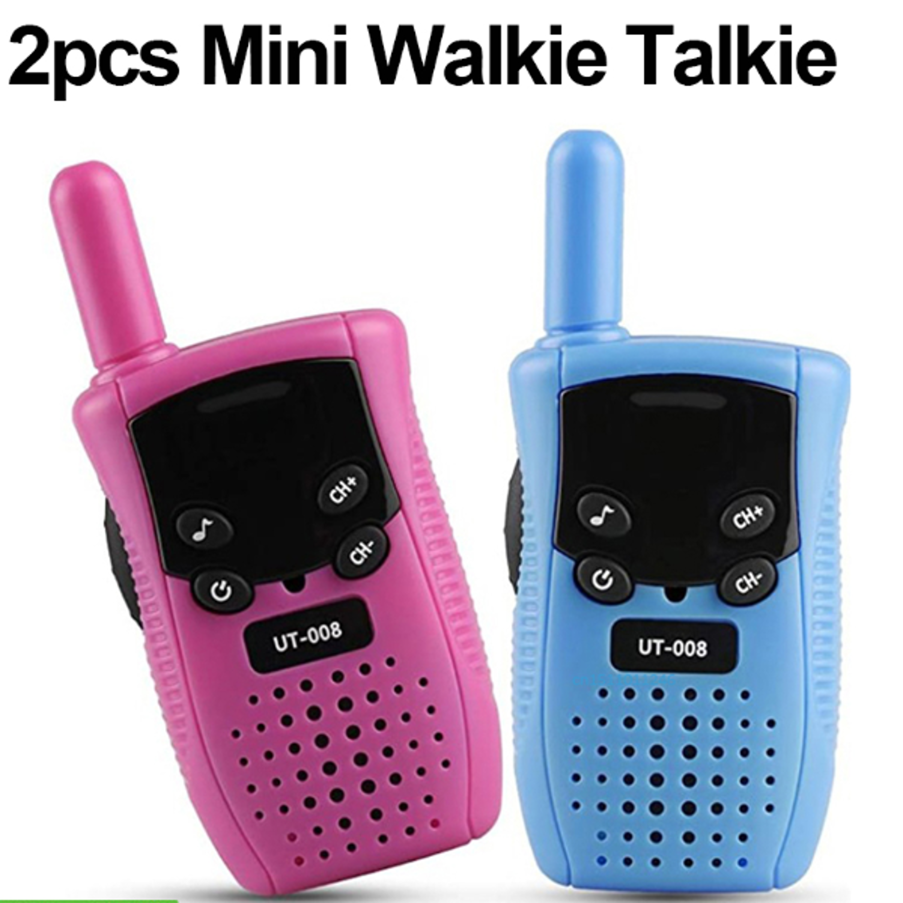 Kids Mini Walkie Talkie Set Long Range Portable Two Way Radio for Outdoor Play