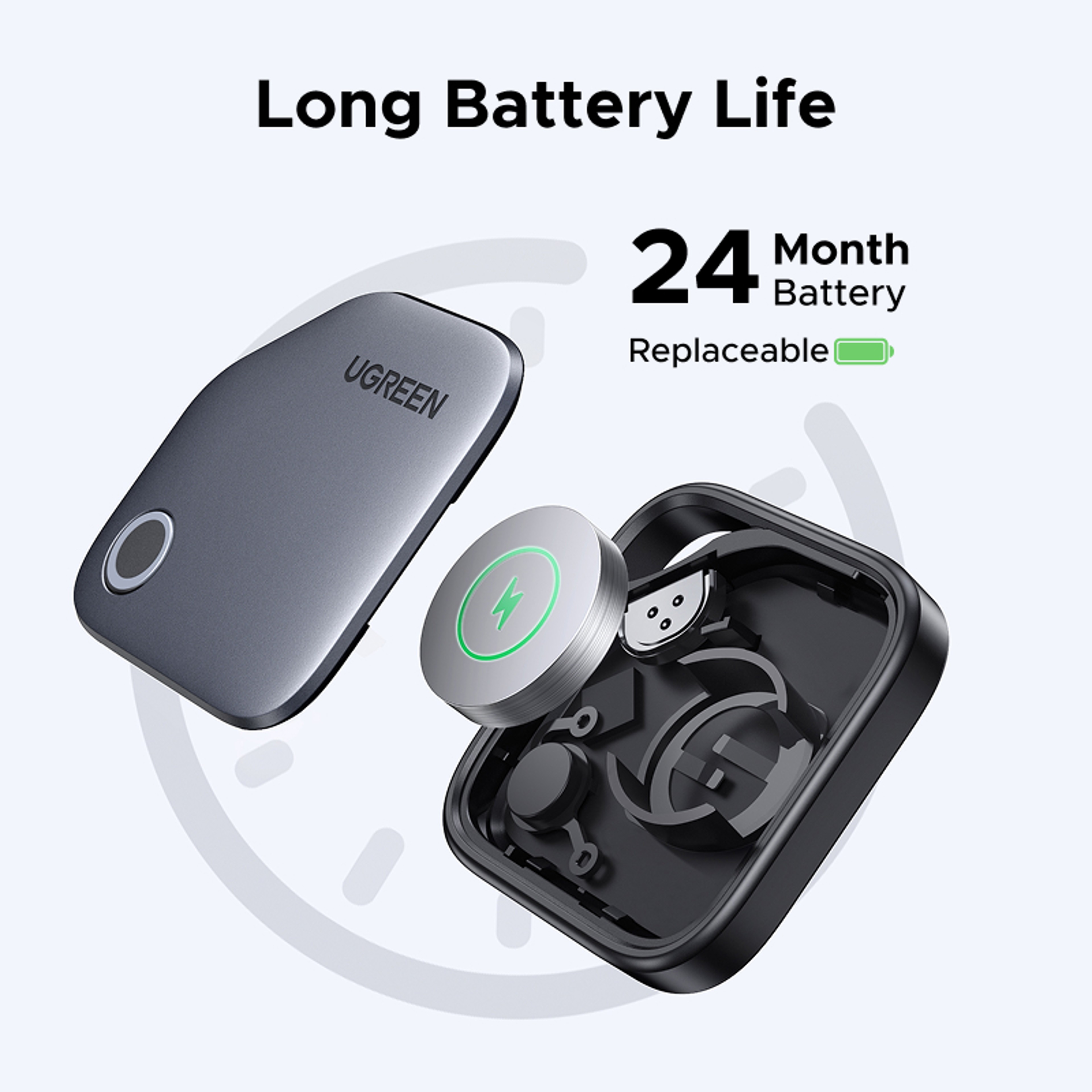 Smart Bluetooth Tracker For Keys  Wallet Apple Find My Compatible Key Finder Tag 4