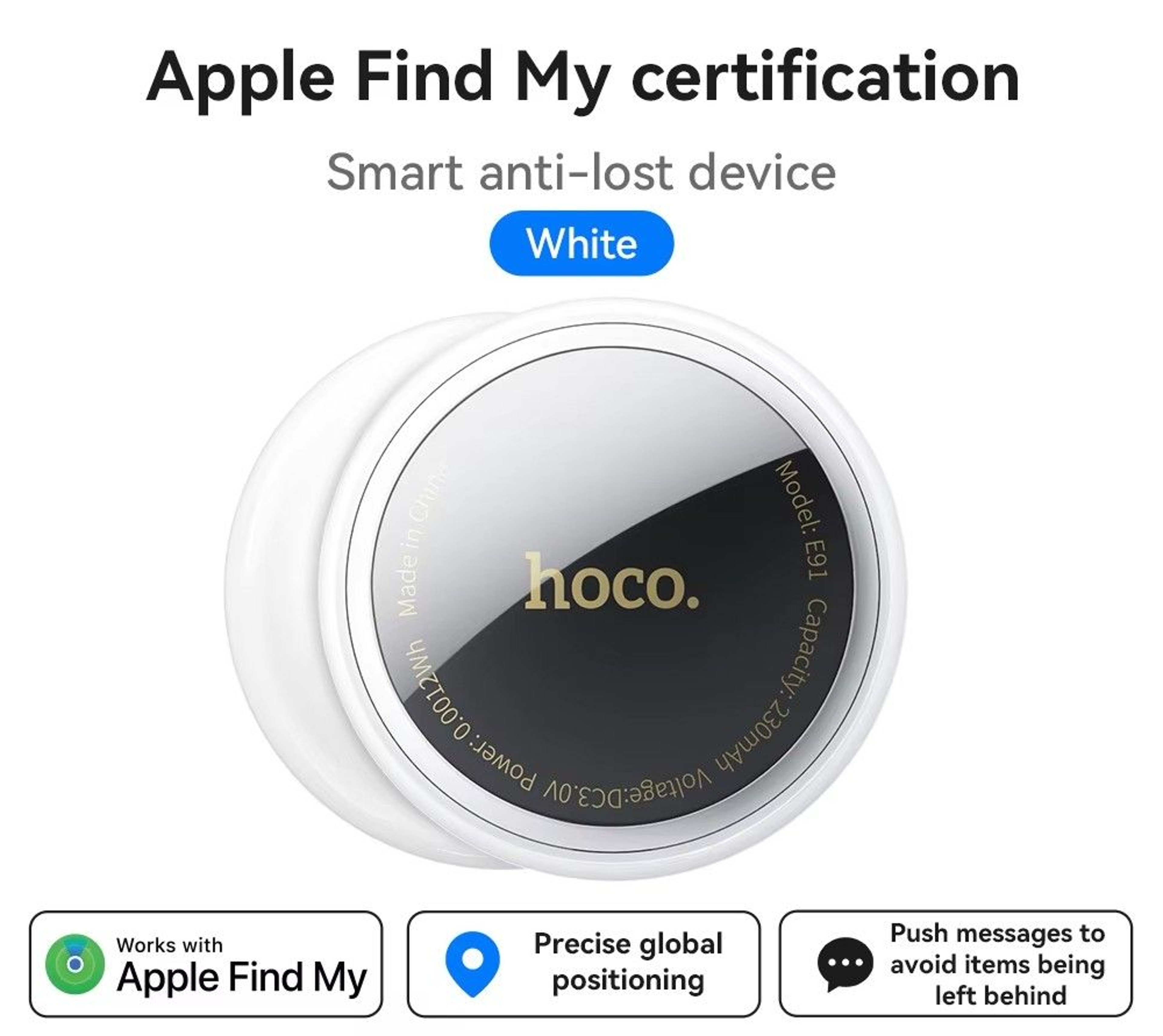 Smart Bluetooth Tracker For Keys Pets And Wallet Apple Find My GPS Locator 0