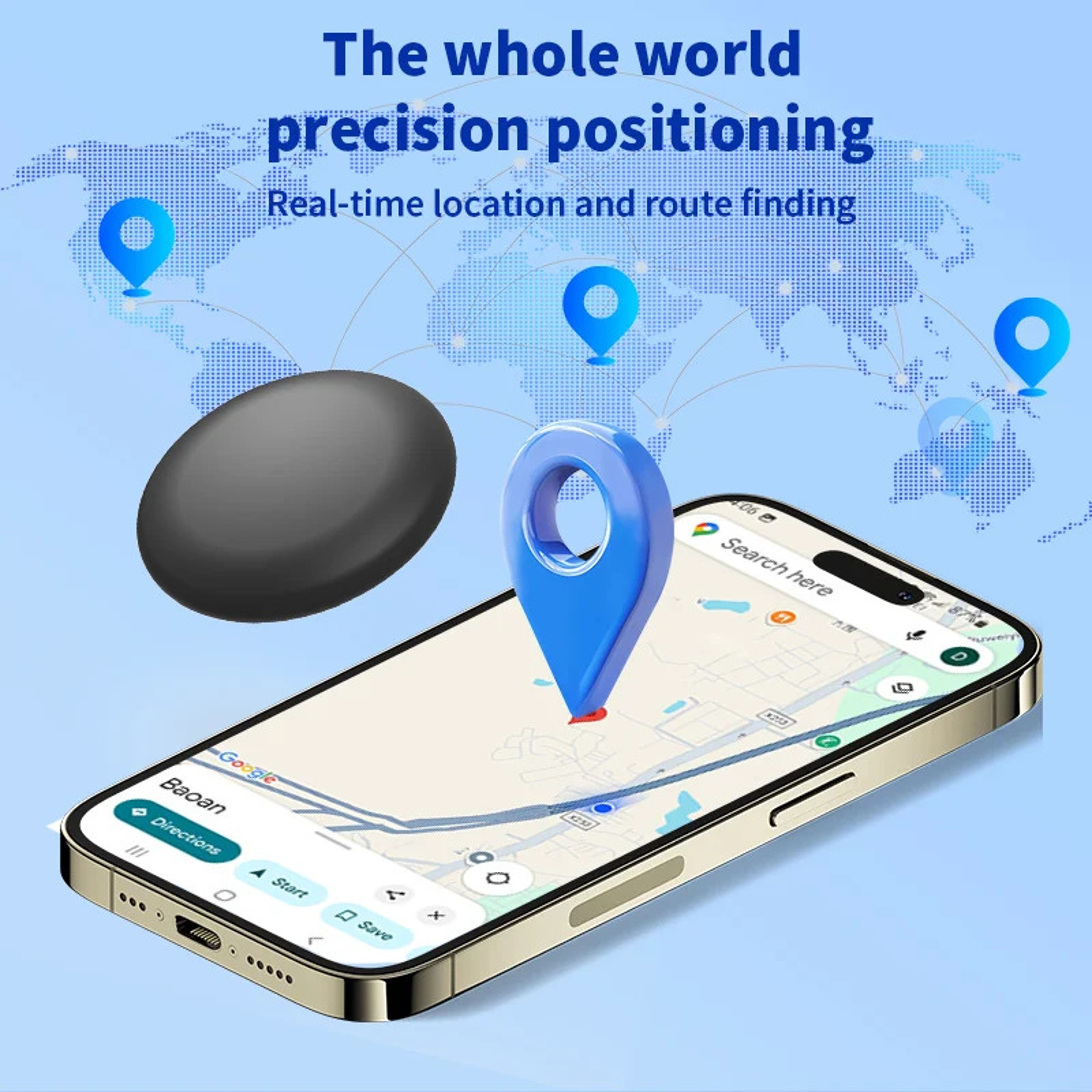 SmartTag Pro Android Bluetooth Tracker Long Range Anti Lost Device 2