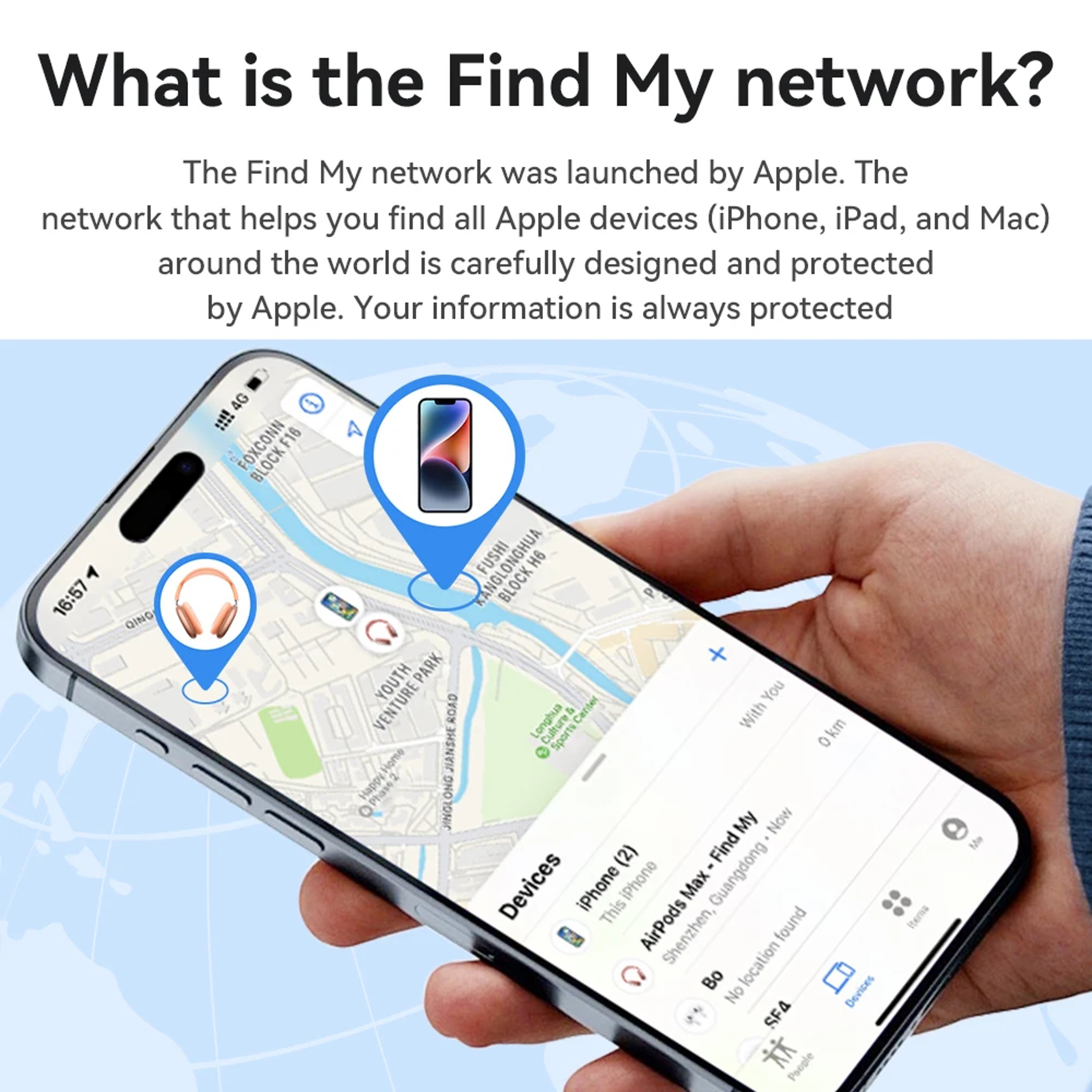 Smart Bluetooth Tracker Tag For Keys Wallet Bags Apple Find My Compatible Item Locator 1