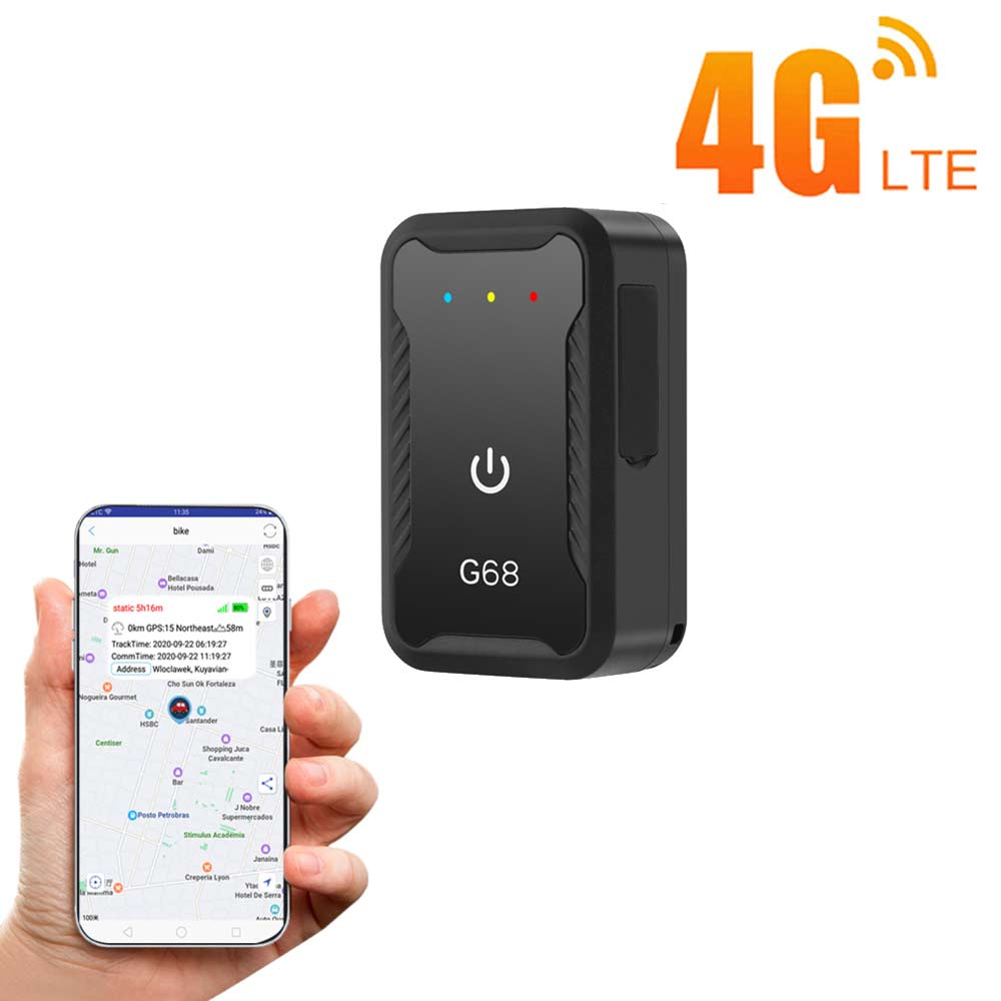 Mini GPS Tracker For Cars Magnetic Real Time Vehicle Tracking Device 0