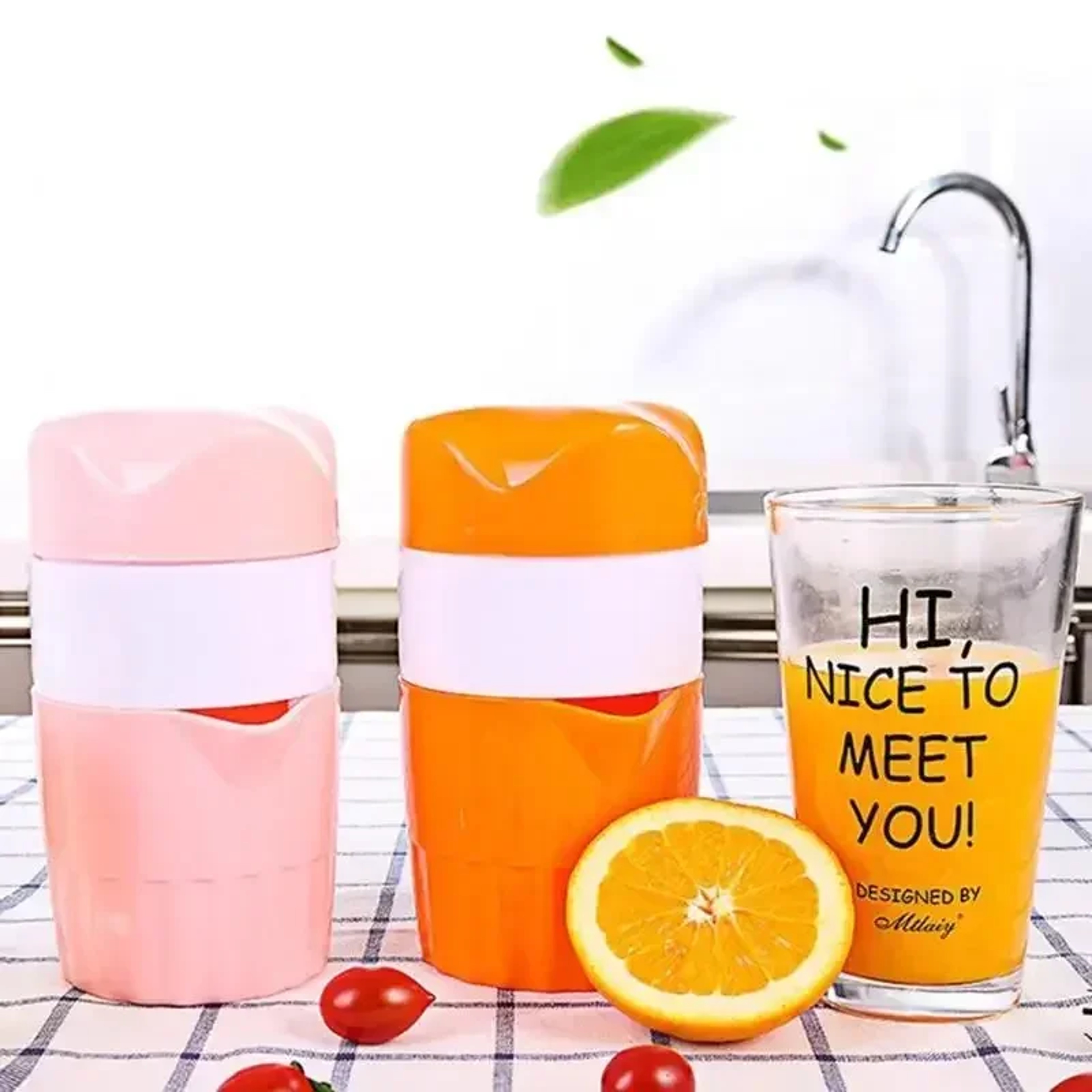 Premium Portable Manual Citrus Juicer Large Caliber Fruit Squeezer Tool – view 2