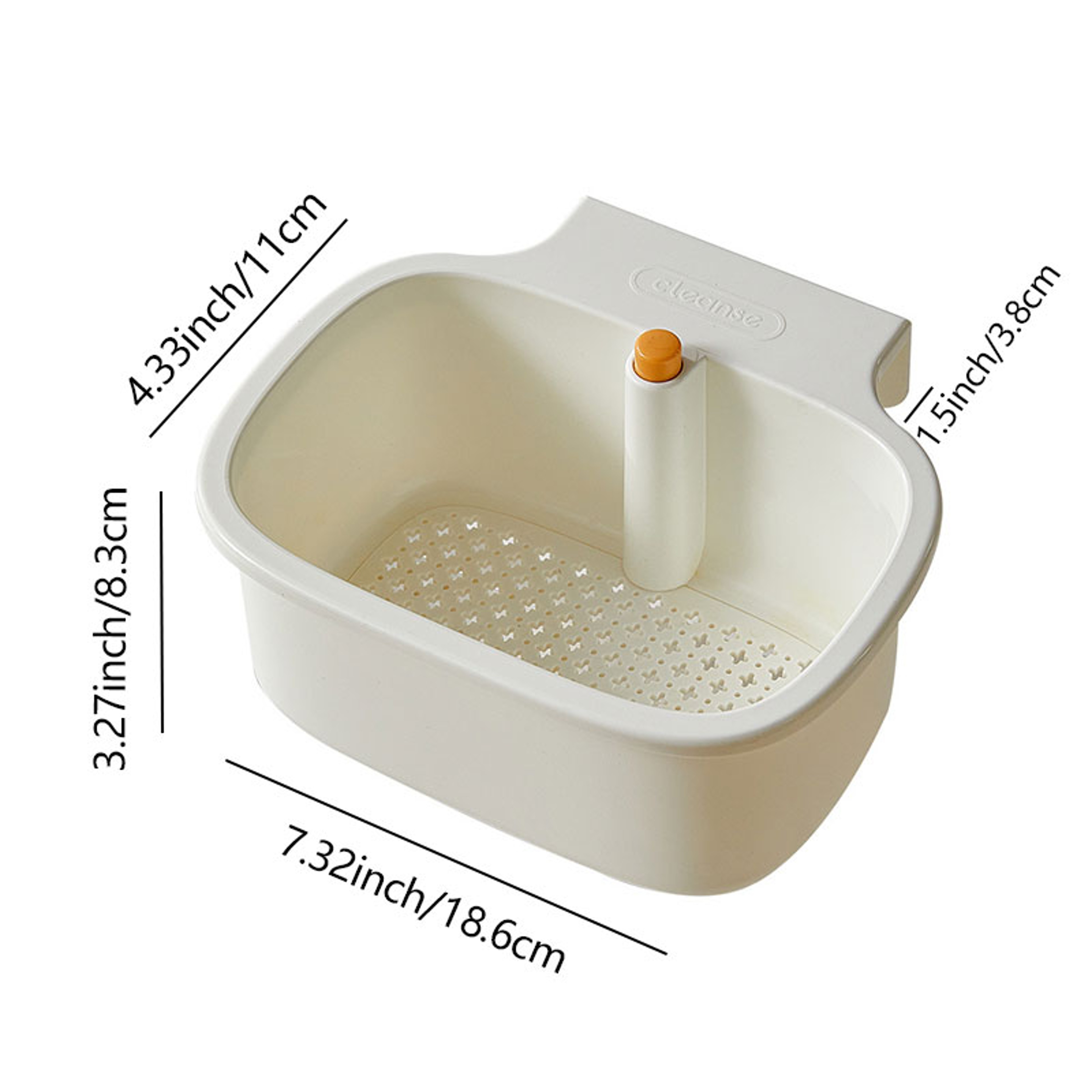 One Click Kitchen Sink Filter Basket And Sink Drain Strainer Rack 6