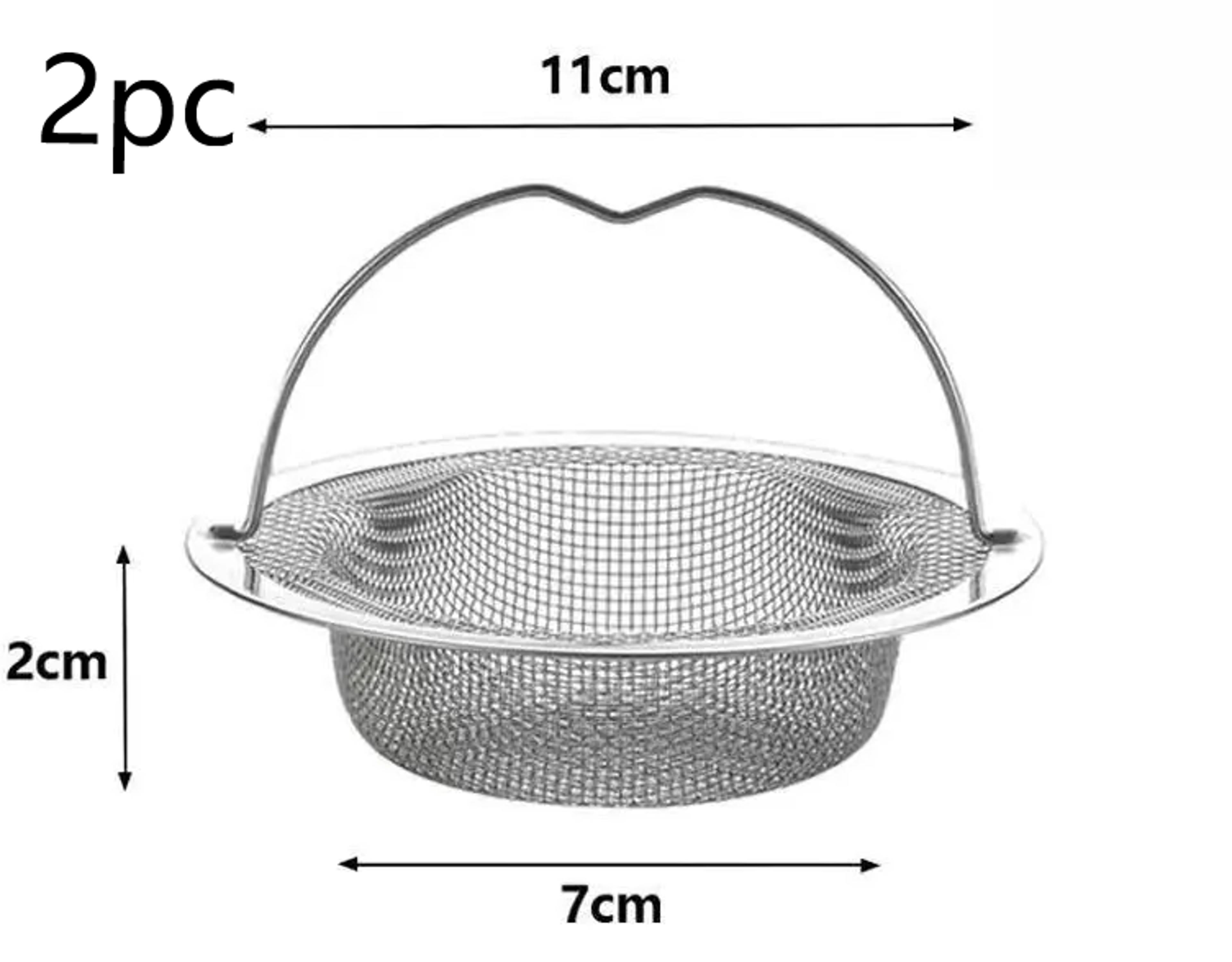 Stainless Steel Sink Drain Strainer Hair Catcher For Kitchen And Bathtub 6