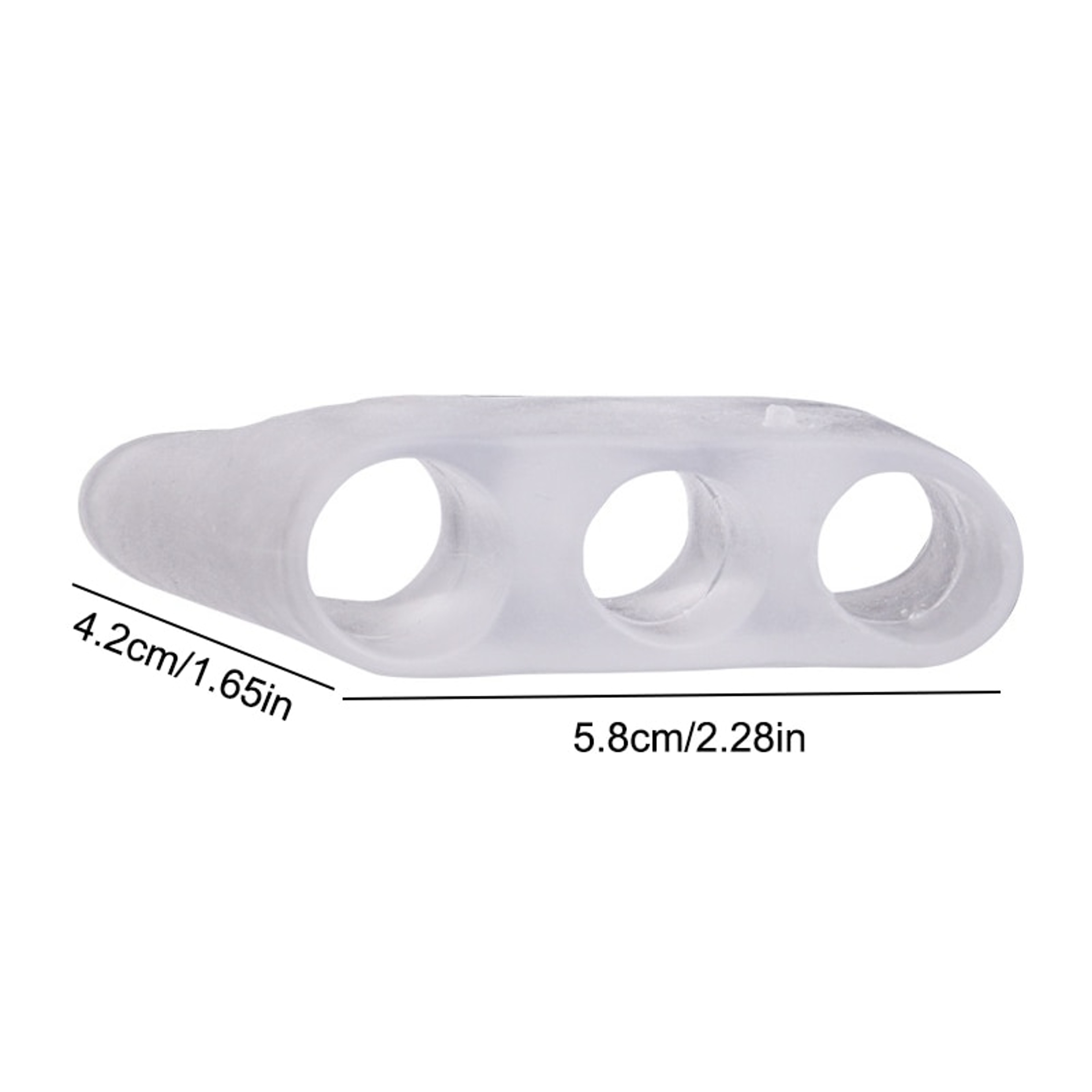 Silicone Toe Separator Corrector Set For Bunion Relief And Toe Alignment 4