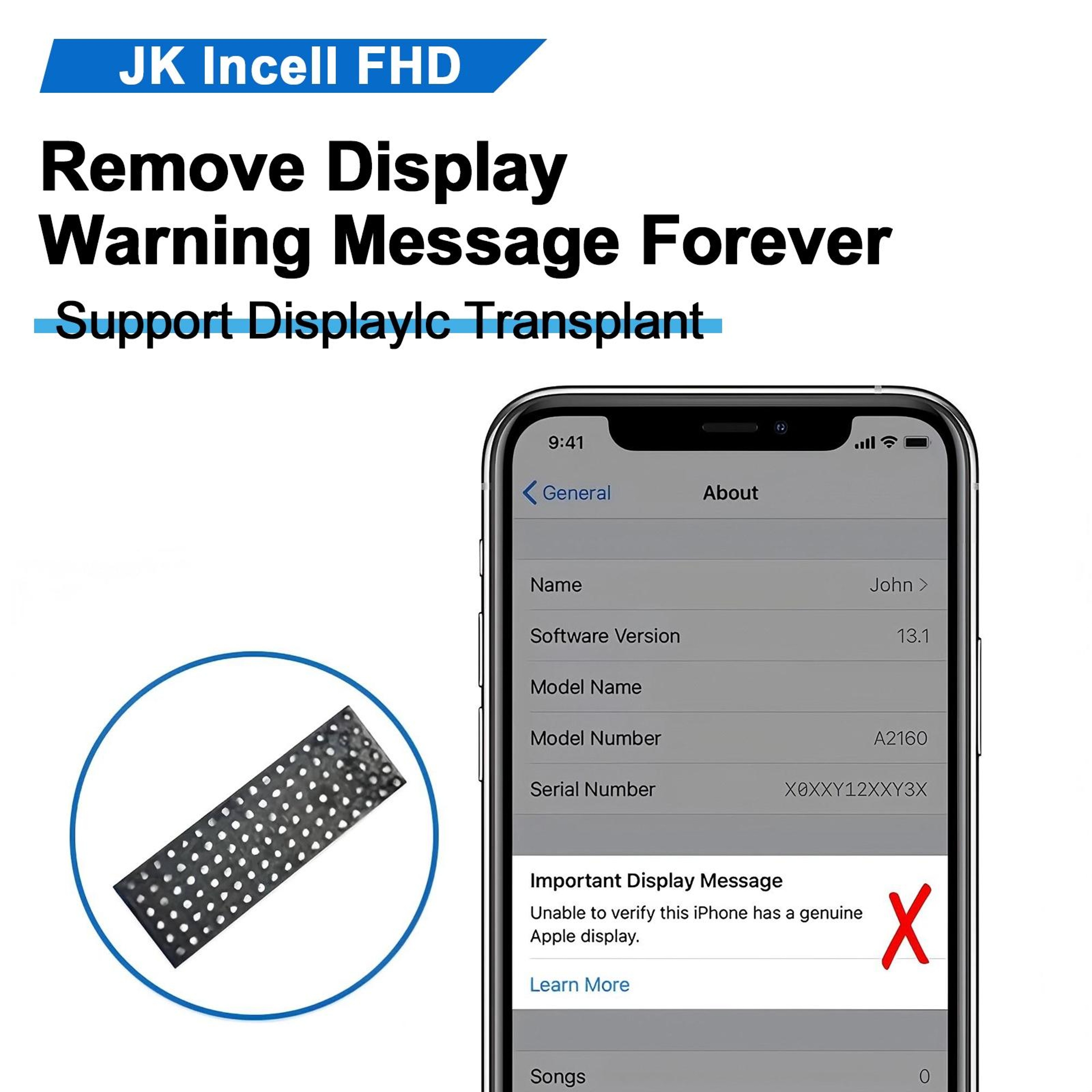 IPhone XR Incell LCD Screen Replacement Full HD Display With True Tone  Touch Digitizer 7