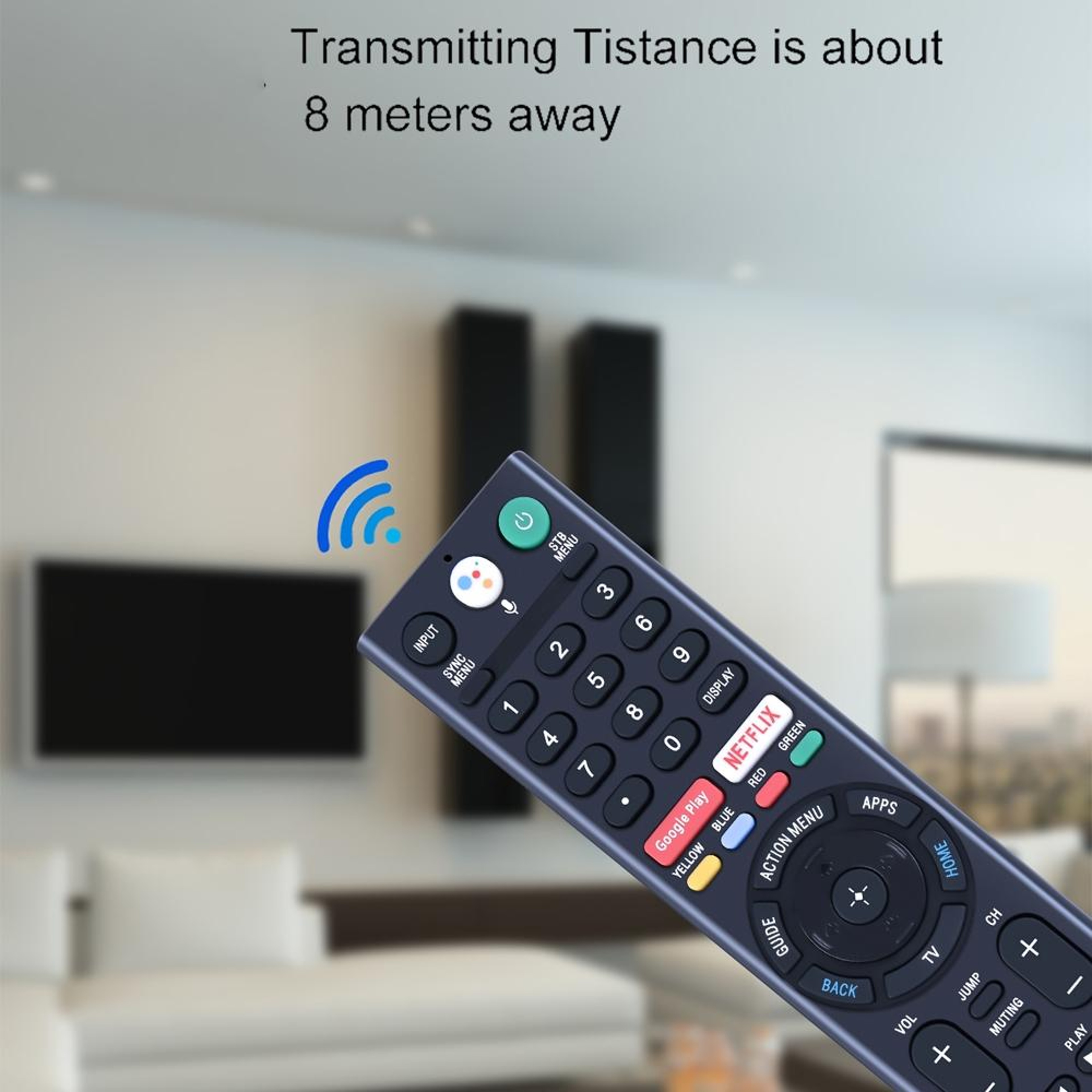 Sony Smart TV Voice Remote Replacement For 4K LED TVs With Easy Control  Durable Buttons 5