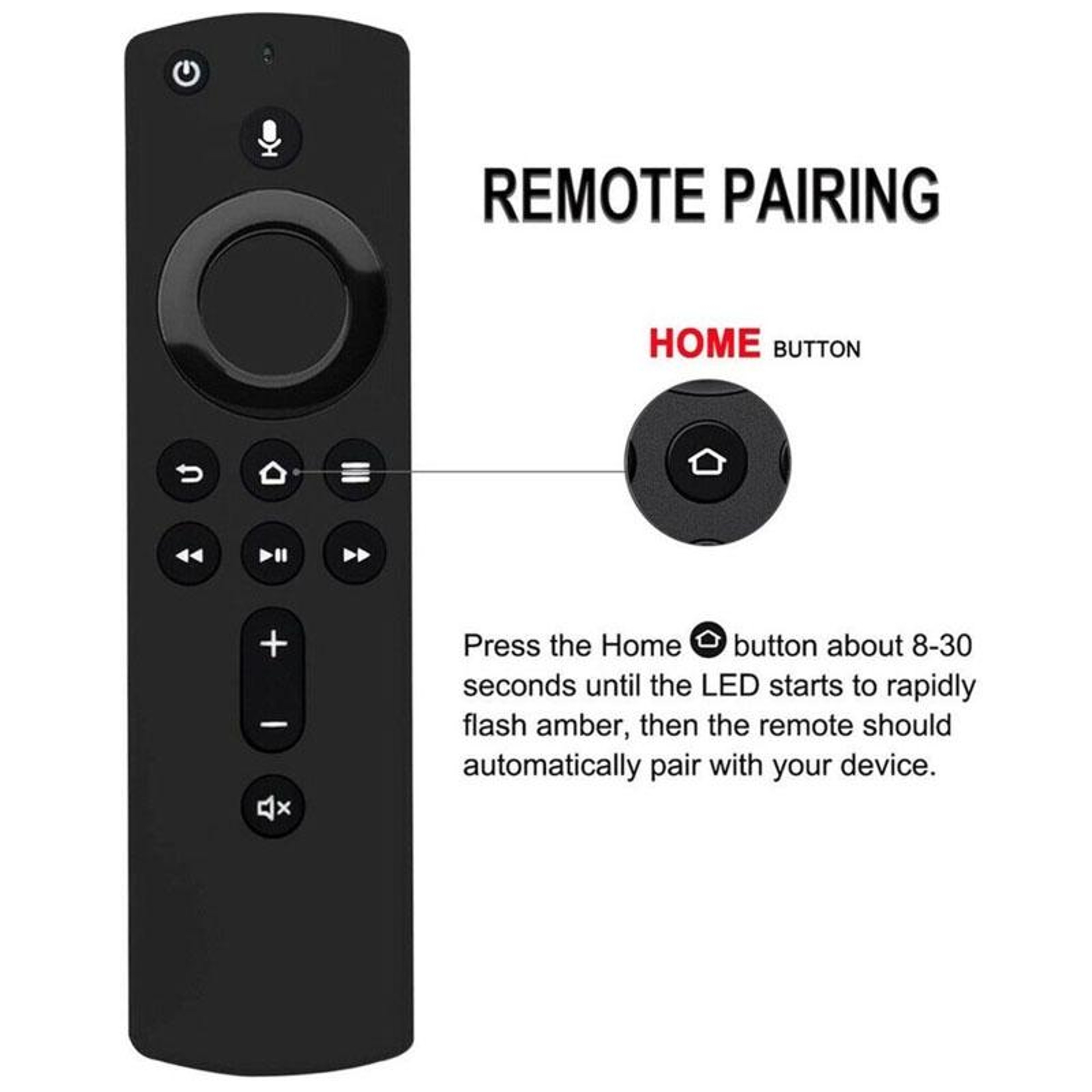 Alexa Voice Remote for Fire TV Stick Bluetooth Replacement Remote with Quick Control – view 4