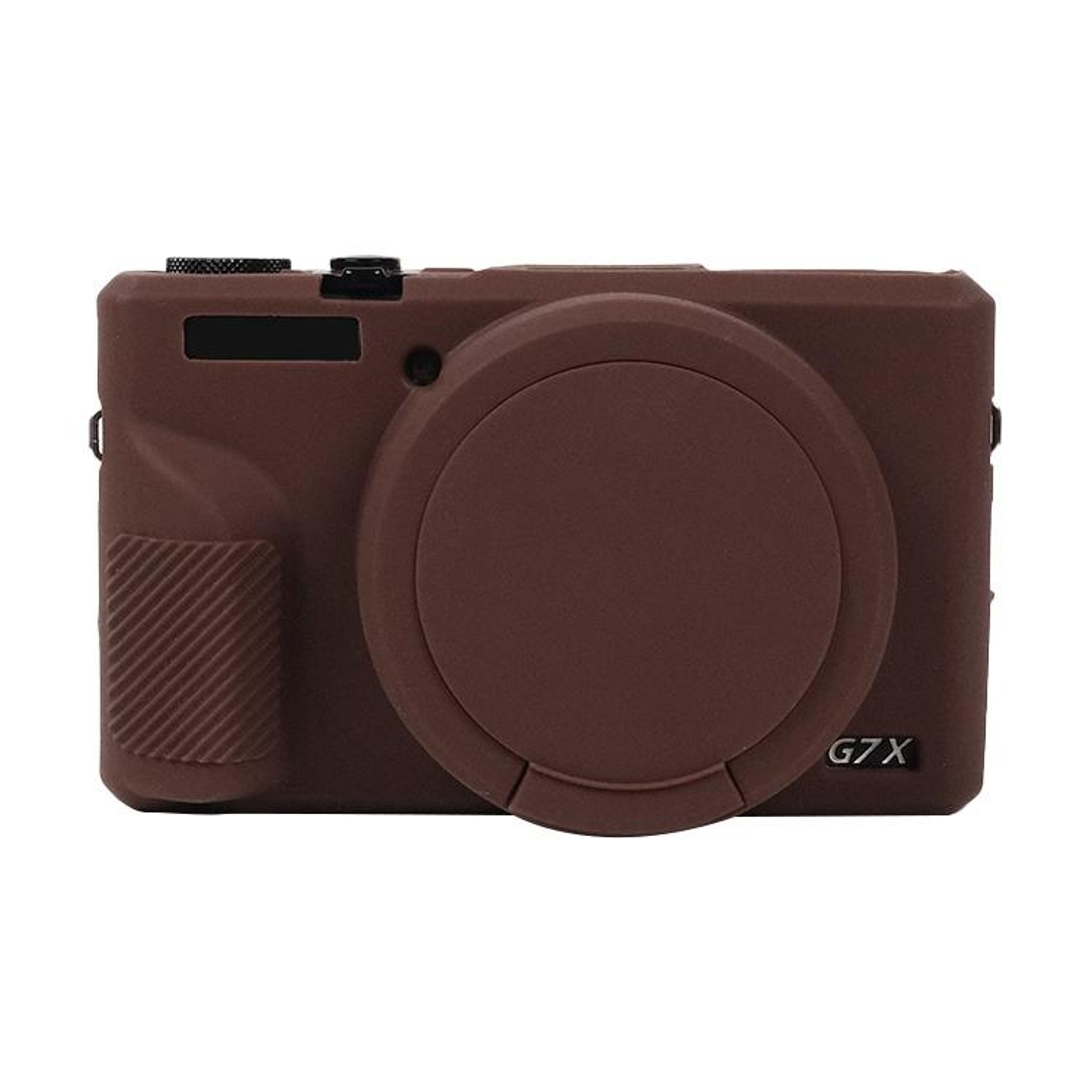 For Canon PowerShot Soft Silicone Protective Case With Lens Cover 0