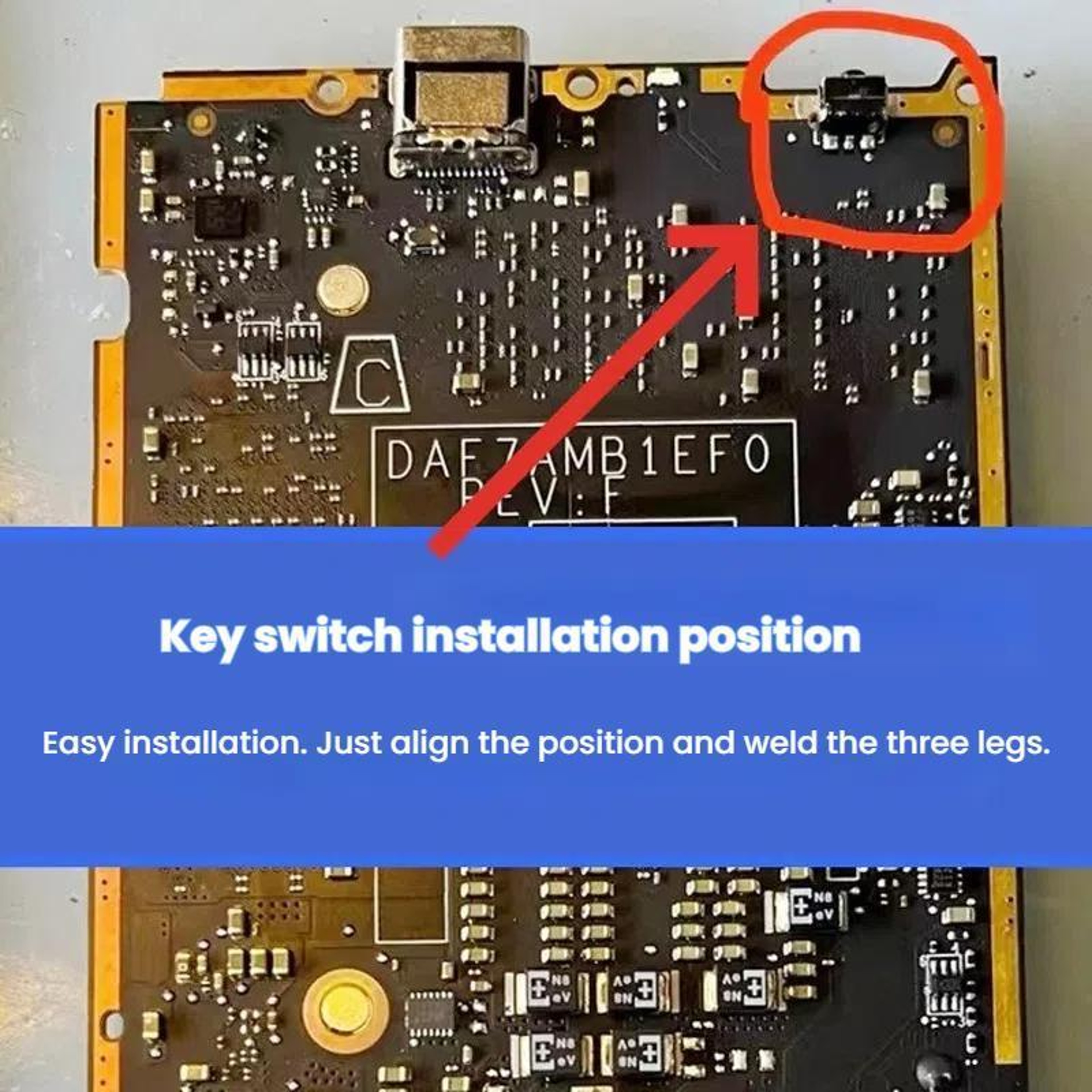 Steam Deck Power Button Replacement Switch On Off Tap Key Repair Part – view 5