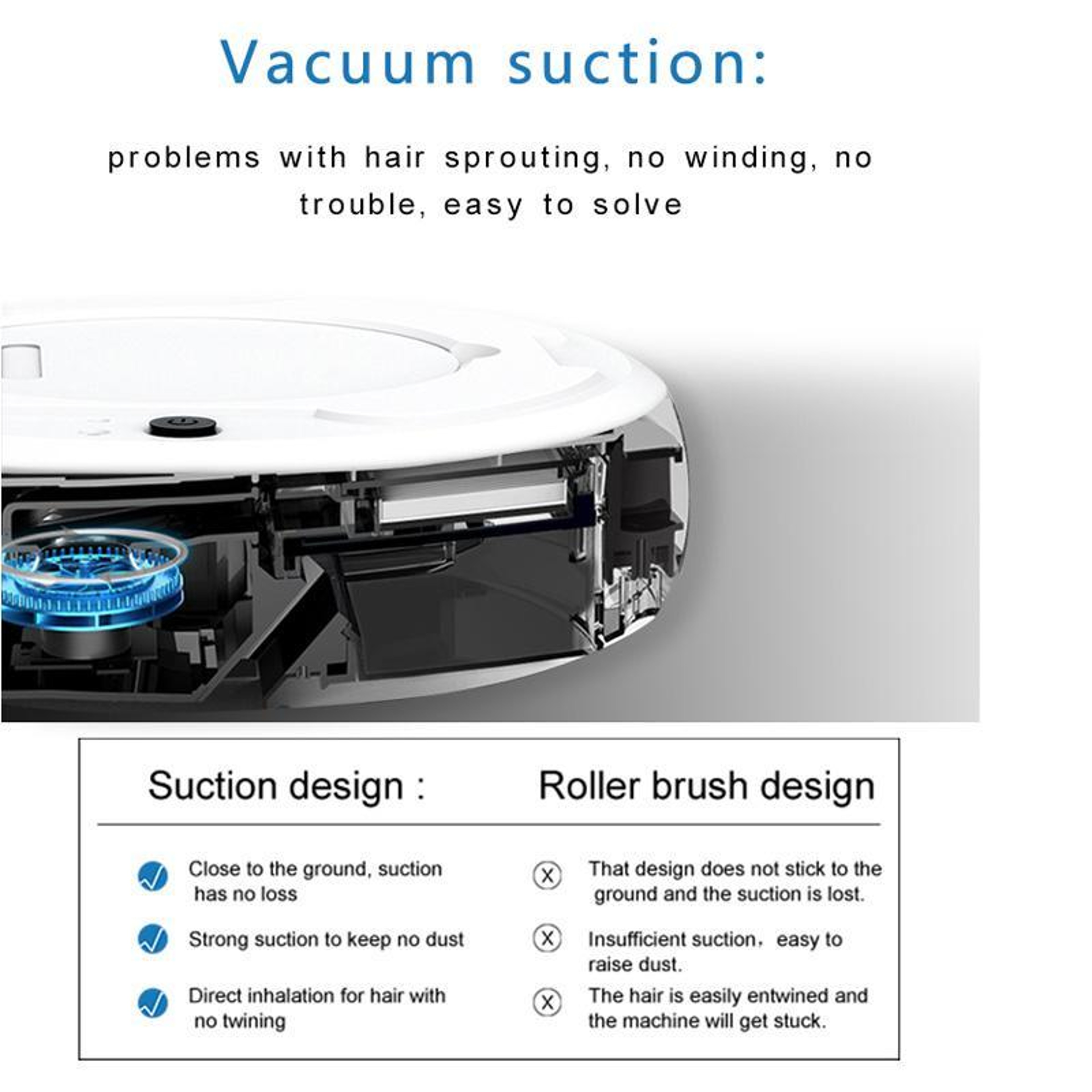 Smart Robot Vacuum Cleaner 1800Pa Strong Suction Automatic Floor Cleaner 10