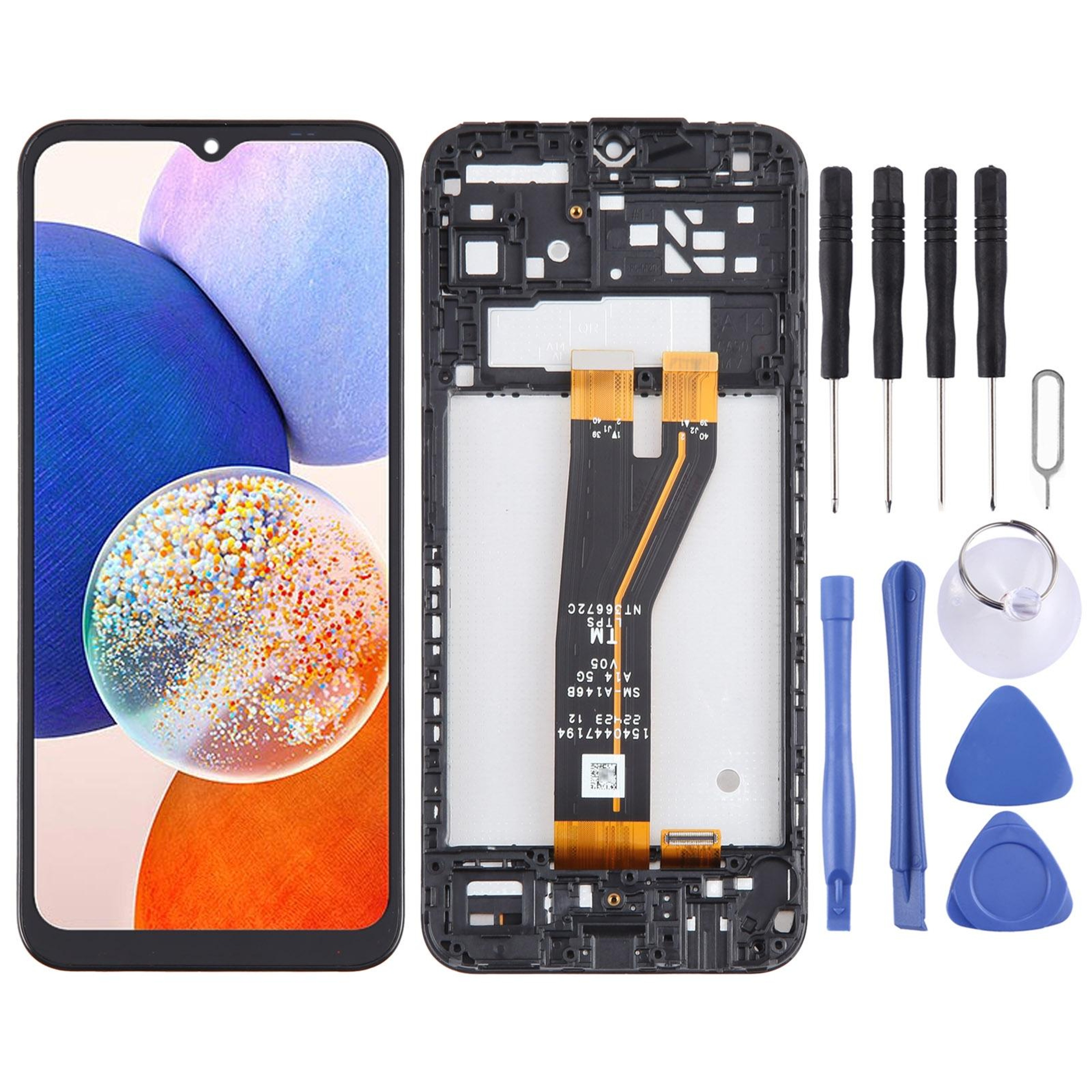 Samsung Galaxy Screen Digitizer With Frame  Display Replacement Assembly 0