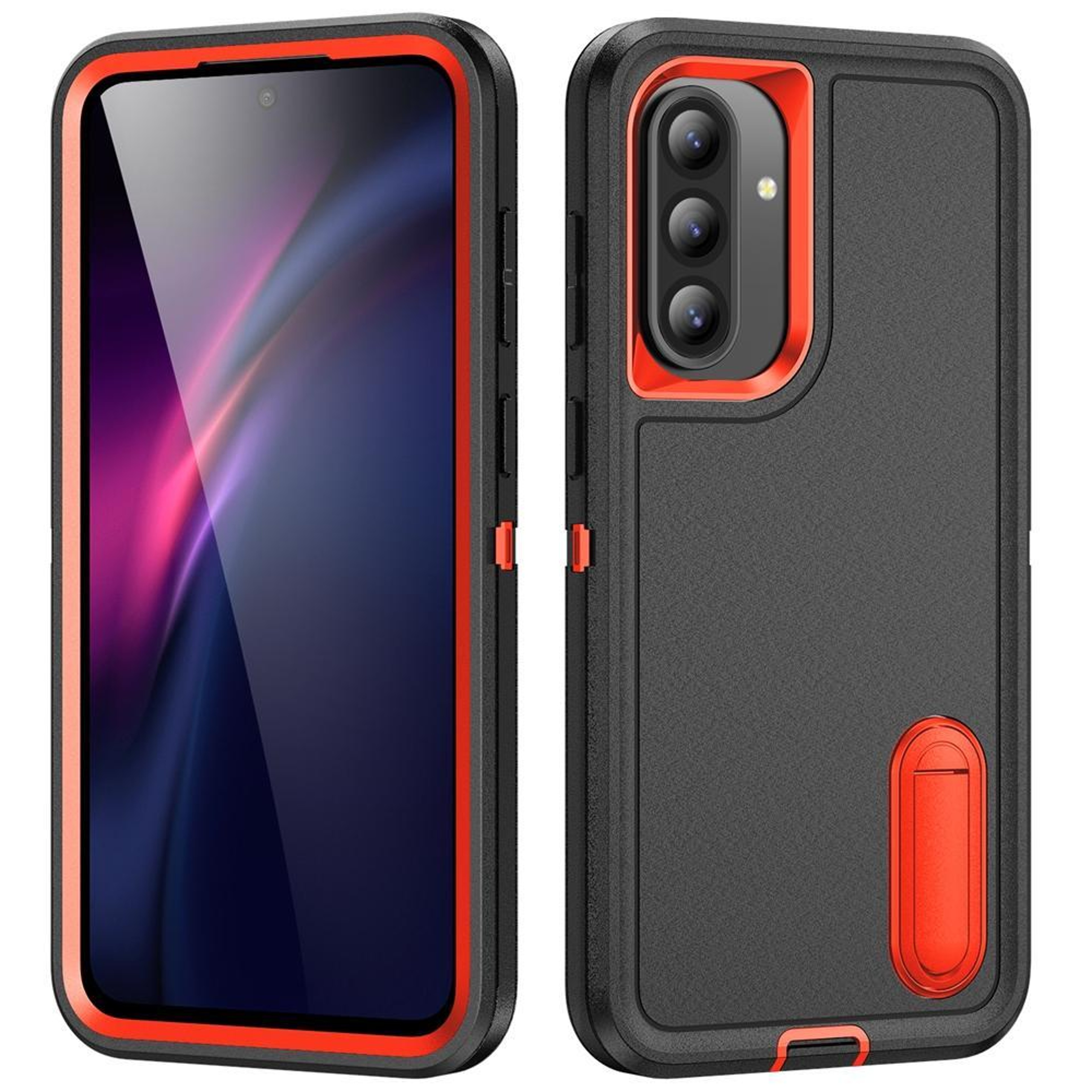 Rugged Shockproof Phone Case with Built-In Stand Hybrid Silicone Armor Cover – view 9