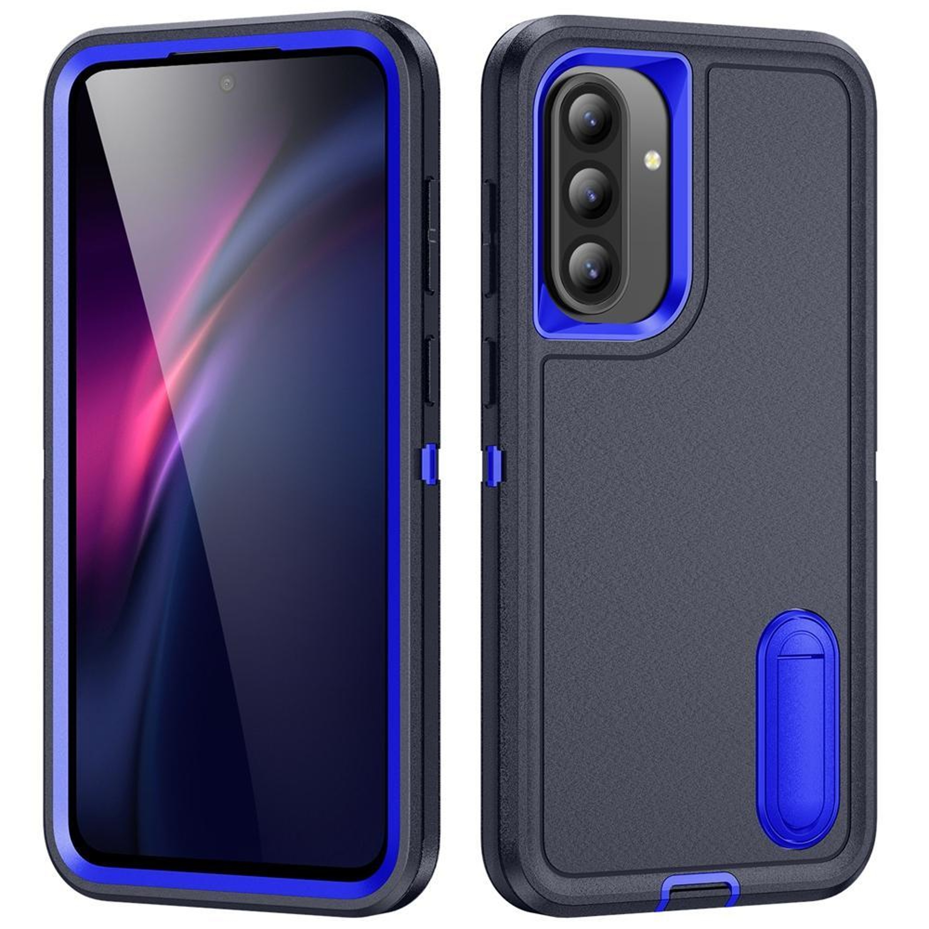 Rugged Shockproof Phone Case with Built-In Stand Hybrid Silicone Armor Cover – view 34