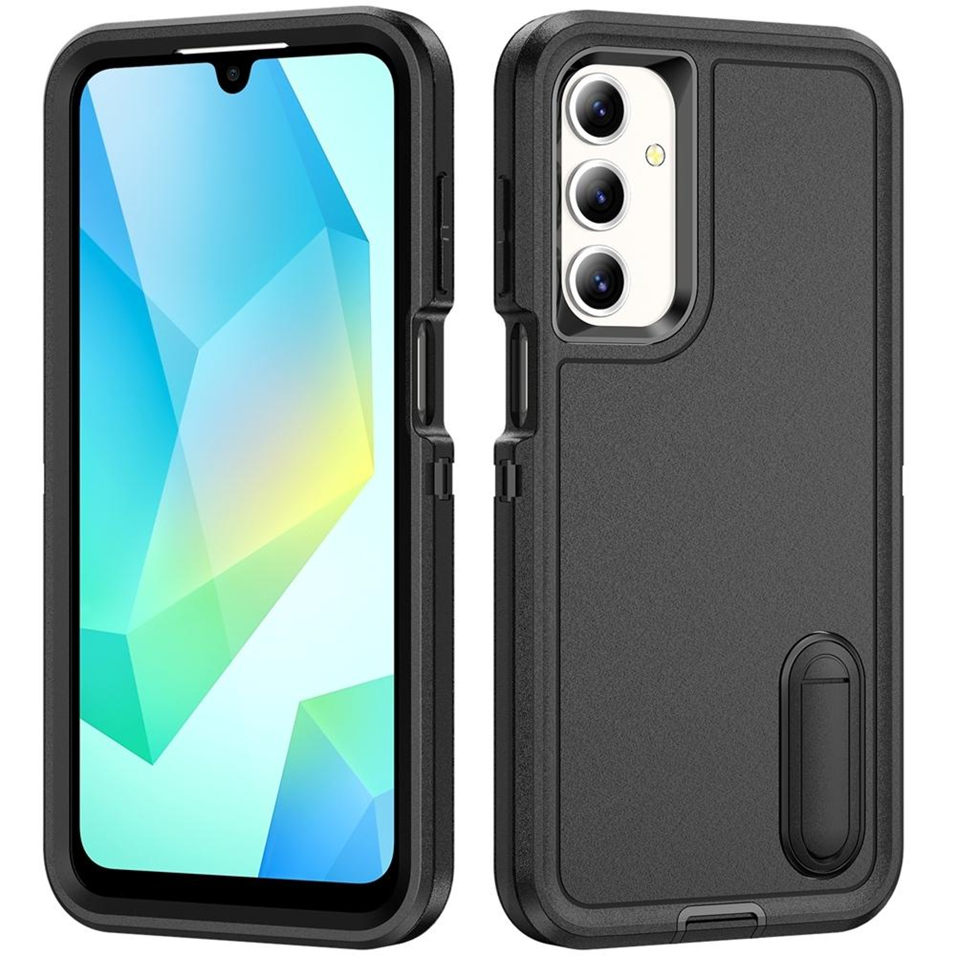 Rugged Shockproof Phone Case with Built-In Stand Hybrid Silicone Armor Cover – view 40